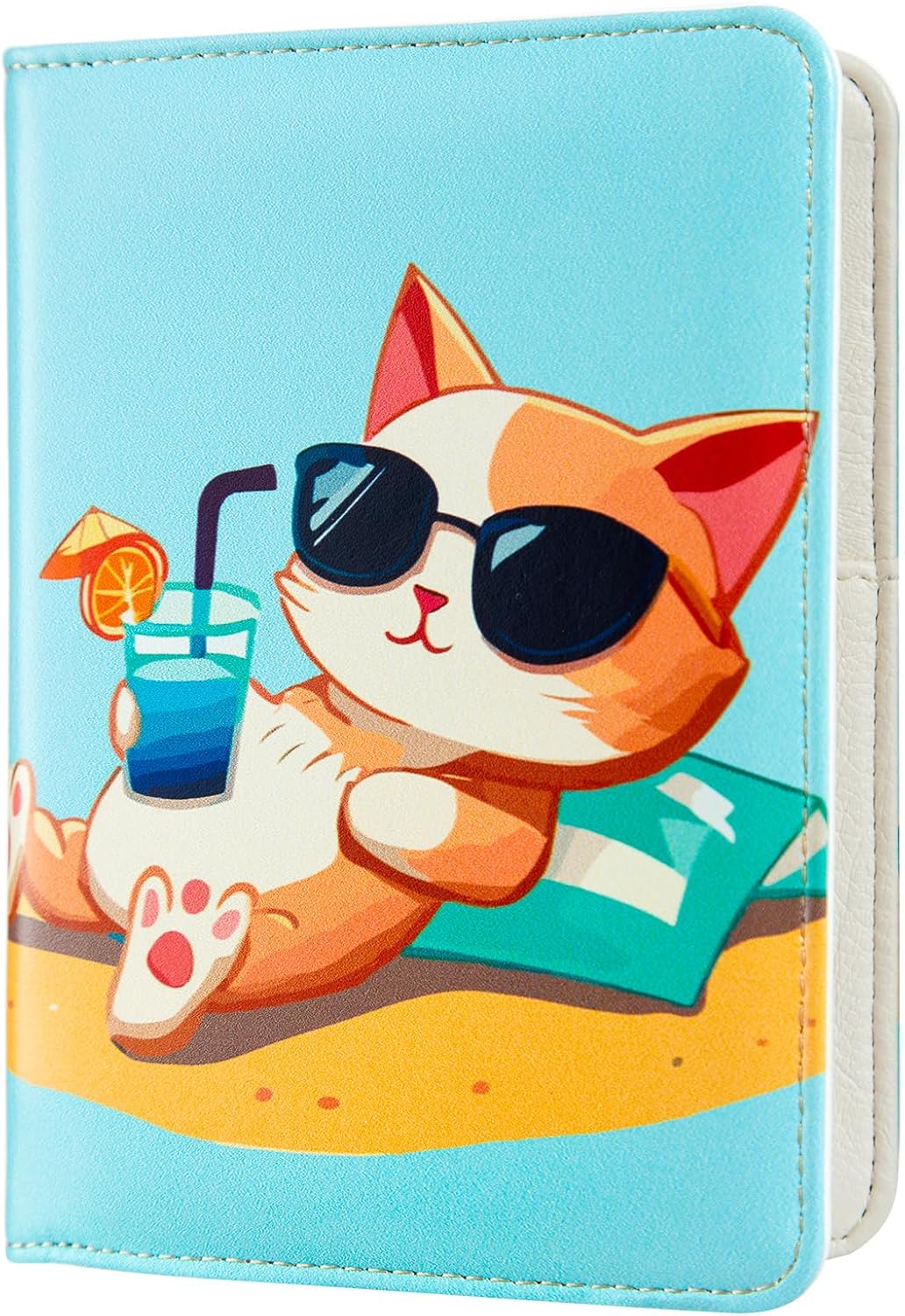 Passport Holder,Cute Passport Cover for Women Men,Travel Document Organizer Holder Boy Girl Wallet personalized Leather Rfid Passport Wallet (Cat) Passport Holder,Cute Passport Cover for Women Men,Travel Document Organizer Holder Boy Girl Wallet personalized Leather Rfid Passport Wallet (Cat)