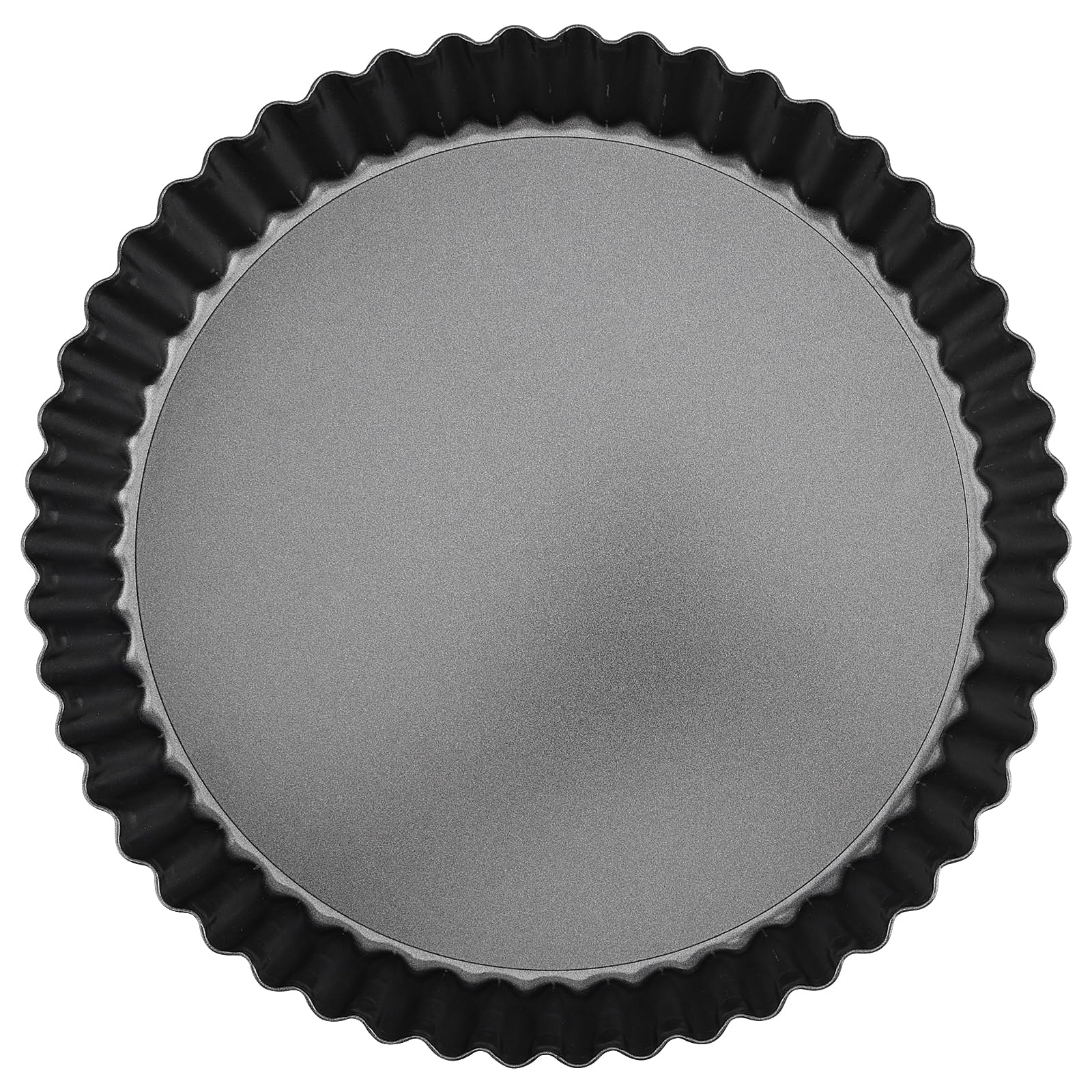 MOUYAT Confezione da 3 teglie per quiche da 25,4 cm, profondità 26 cm, con fondo sciolto, rotonde antiaderenti, per torte, torta, torta