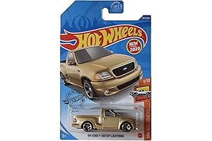 Hot Wheels Aaron Wheelz Wheelie Chair 99 Ford F 150 SVT Lightning