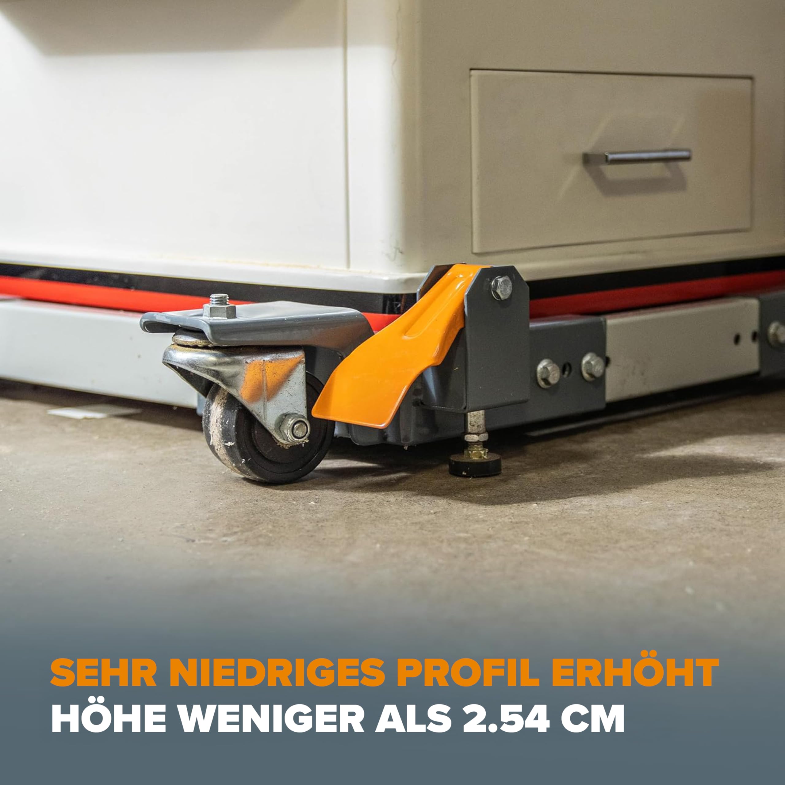 BORA Portamate PM-3500 Fahrbares Rolluntergestell – Universelle Maschinenbasis für Elektrowerkzeuge, 680 kg Tragkraft, Stahl, Kugellager-Räder, Höhenverstellbar