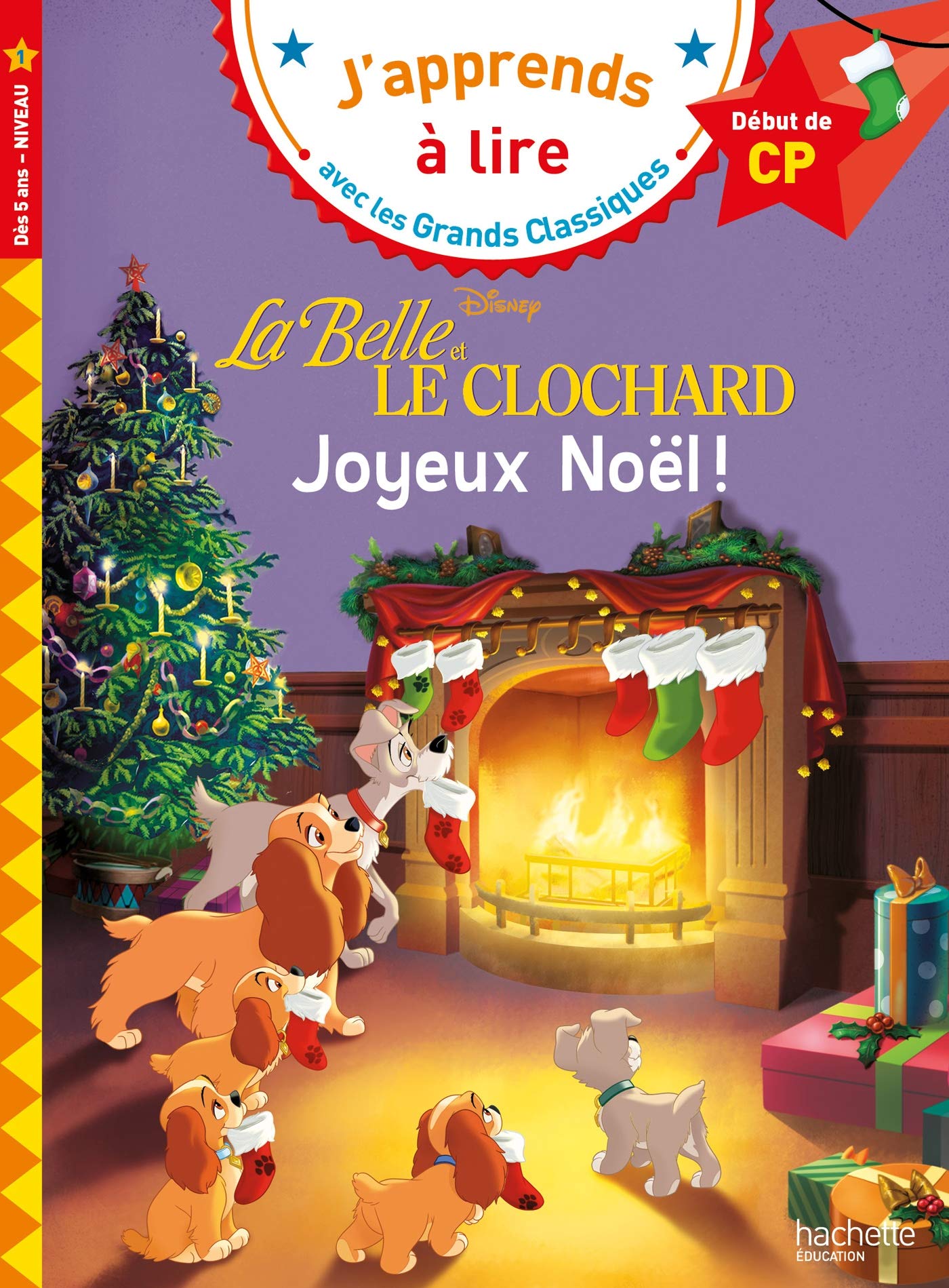 Disney - La Belle et le Clochard Joyeux Noël, CP Niveau 1