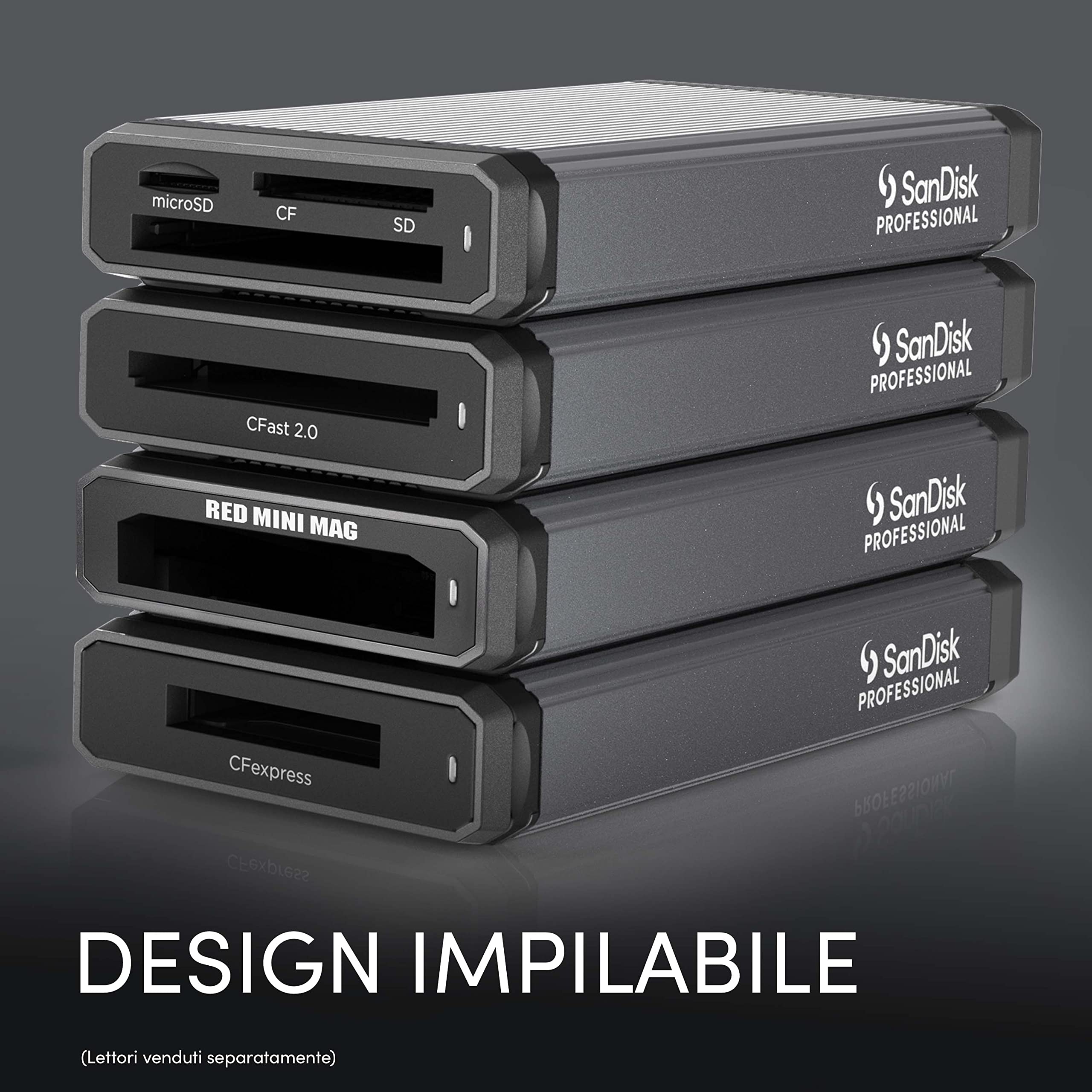 SanDisk Professional PRO-READER CFast lettore di schede, Nero