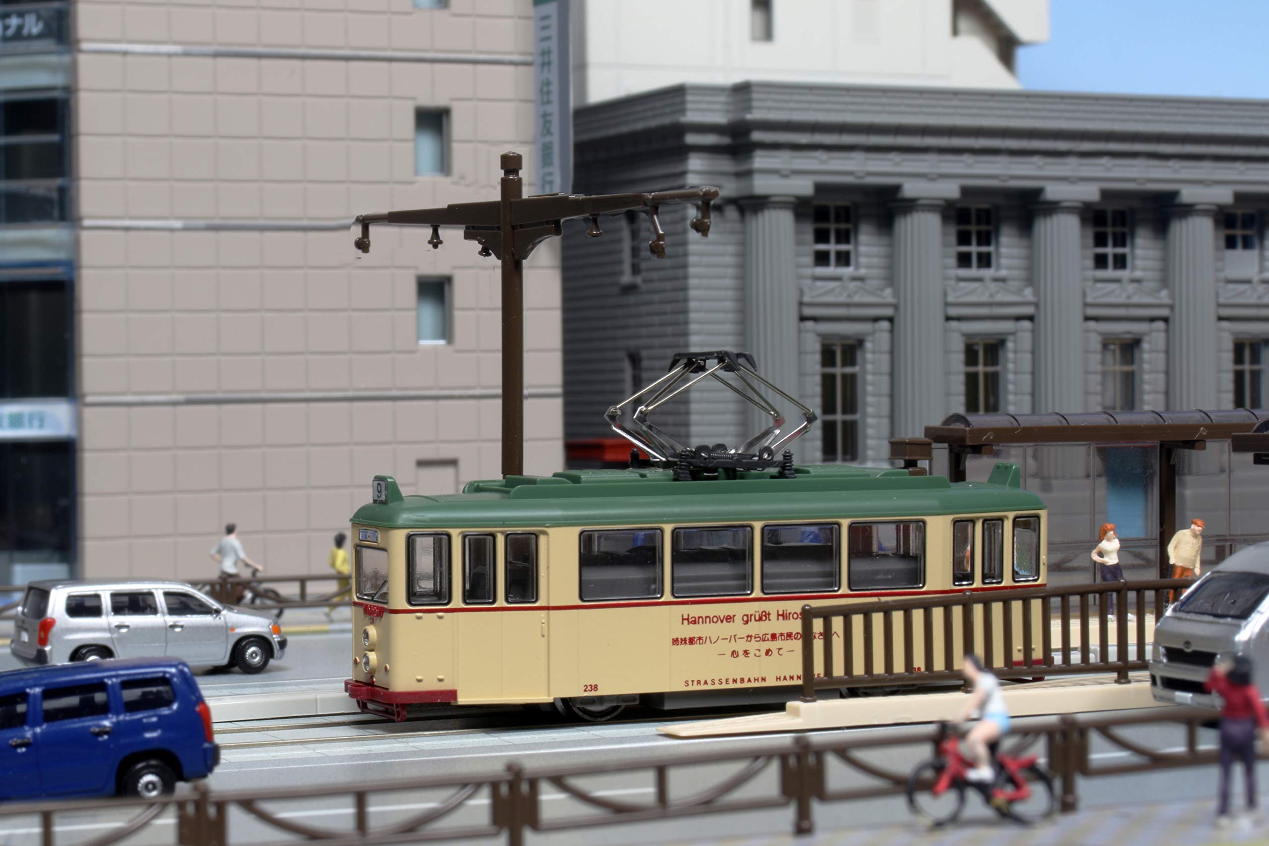 Kato 14-071-1 Hiroshima Ferrocarril eléctrico tipo 200 Hannover tranvía