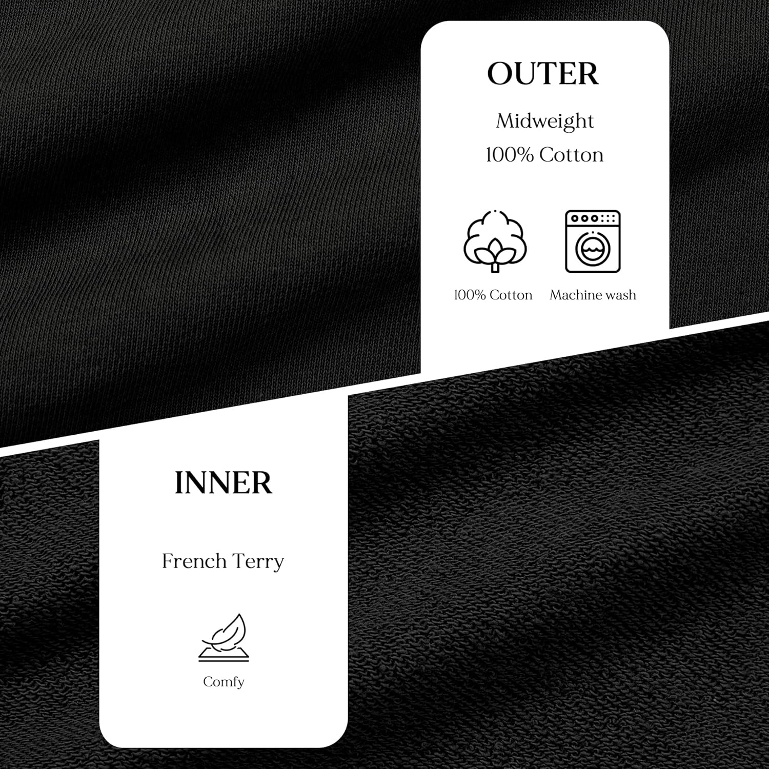 Ohoo Mens Slim Fit Waffle Knit Cotton 100% Zip Up Hoodies Lightweight Casual Long Sleeve with Kanga Pocket - Image 6