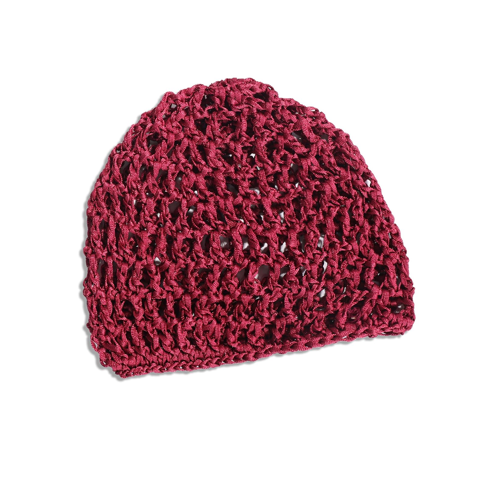 MICFENY Hollowout Crochet Brimless Hat Simple Skull Hat Breathable Knitted Hat for Autumn Winter Fashion Hair Net Sleep Headwear