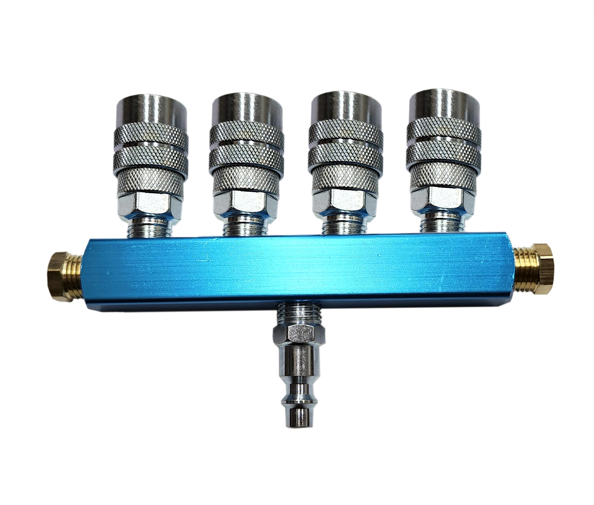 Kit de adaptador divisor de adaptador de conector rápido de 4 vías de manguera de aire