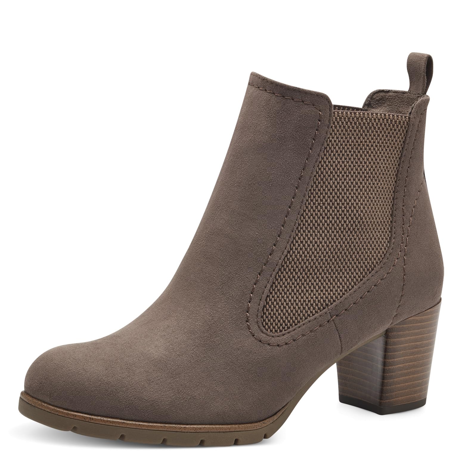 MARCO TOZZI Damen Stiefeletten zum Schlupfen mit Blockabsatz