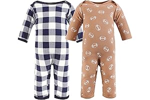 Unisex Baby Thermal Coverall in Botanical Print