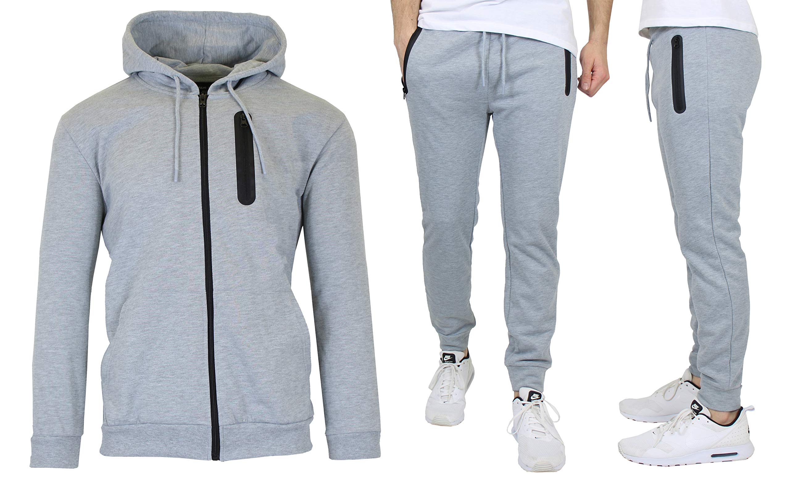 Galaxy By Harvic Mens Tech Fleece Hoodie Jogger 2 Piece | Desertcart Tunisia