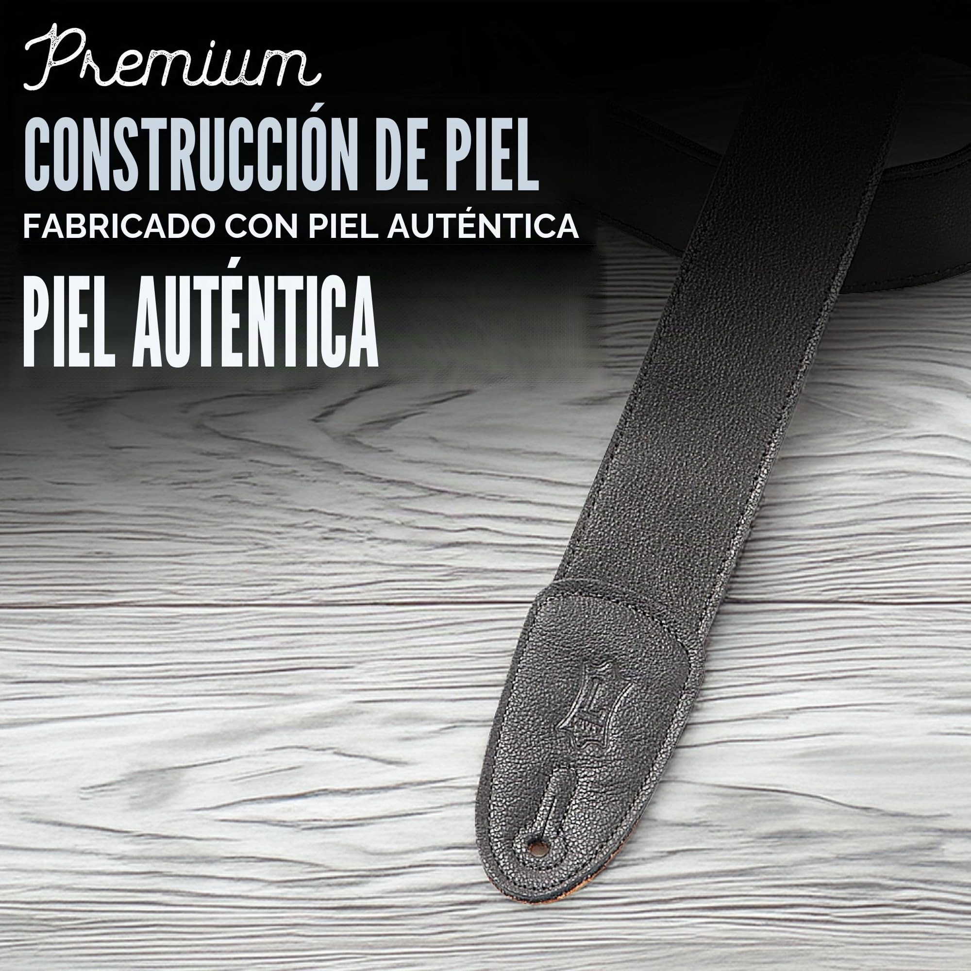 Levy's Leathers M7GG3 - Correa de piel para guitarra