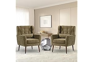 Set of Two Accent Chairs for a Stylish and Inviting Living Space