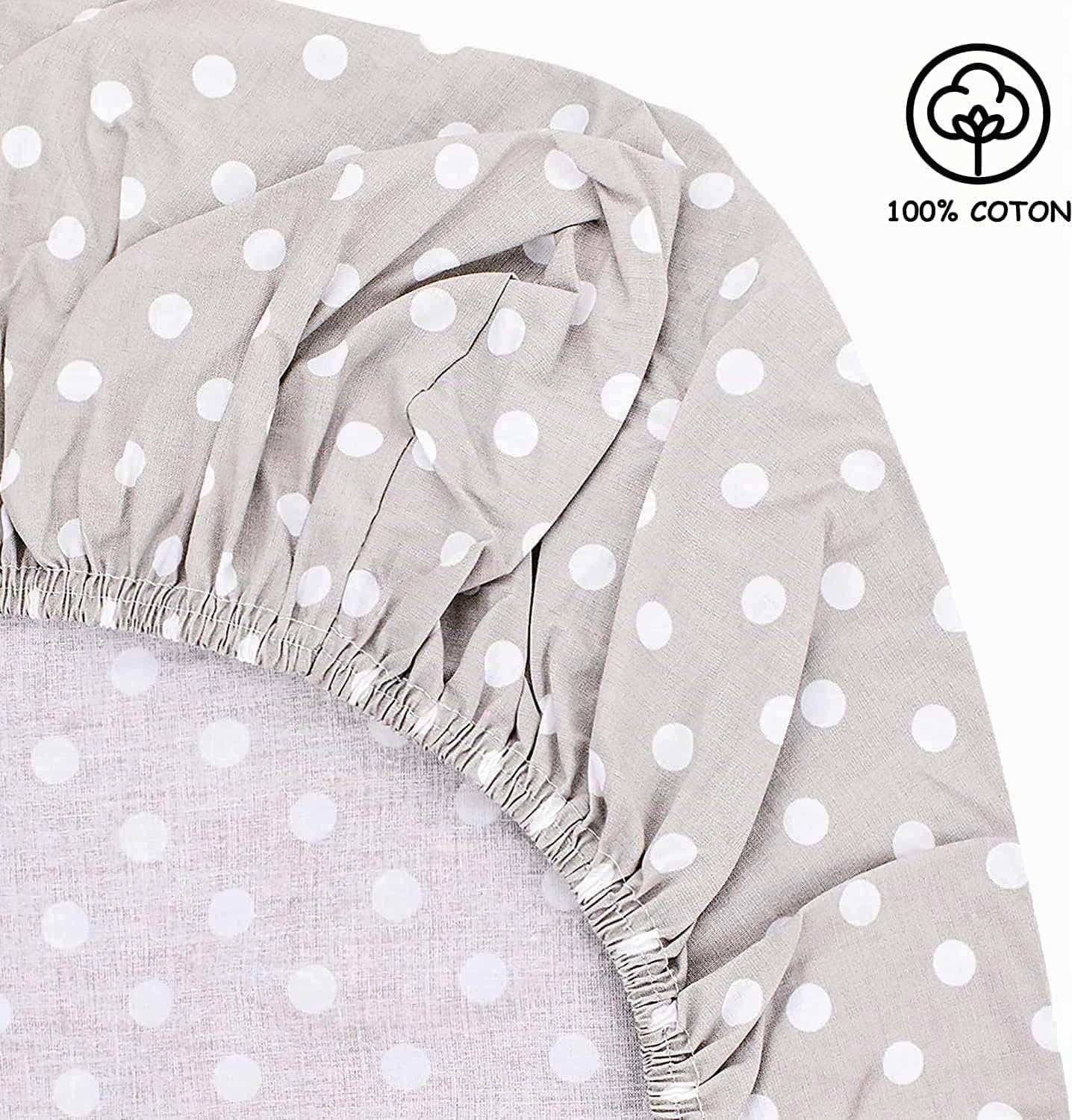 2X Spannbettlaken 80x160 cm 100% Baumwolle + 1X Matratzenschoner 100% wasserdichtem Material - Set 3X - ÖKO-TEX Zertifikat (Waldtiere, 80 x 160 cm)