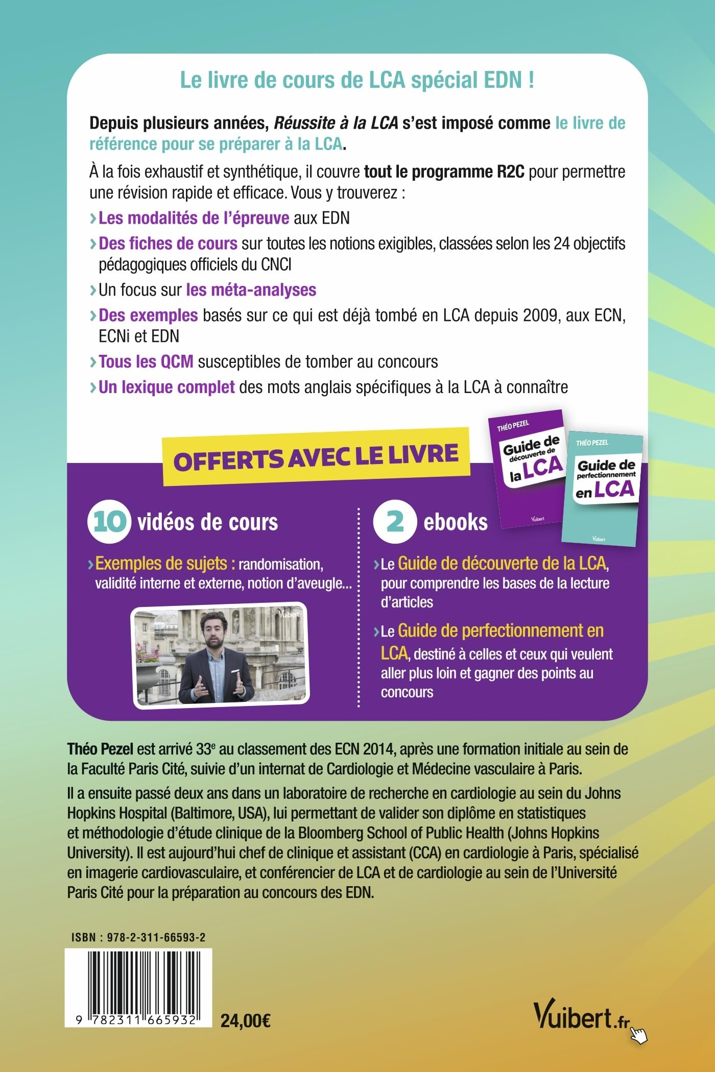 Réussite à la LCA en français-anglais pour le concours EDN: Offert : 10 vidéos explicatives offertes et 2 ebooks (pour débuter et pour se perfectionner)