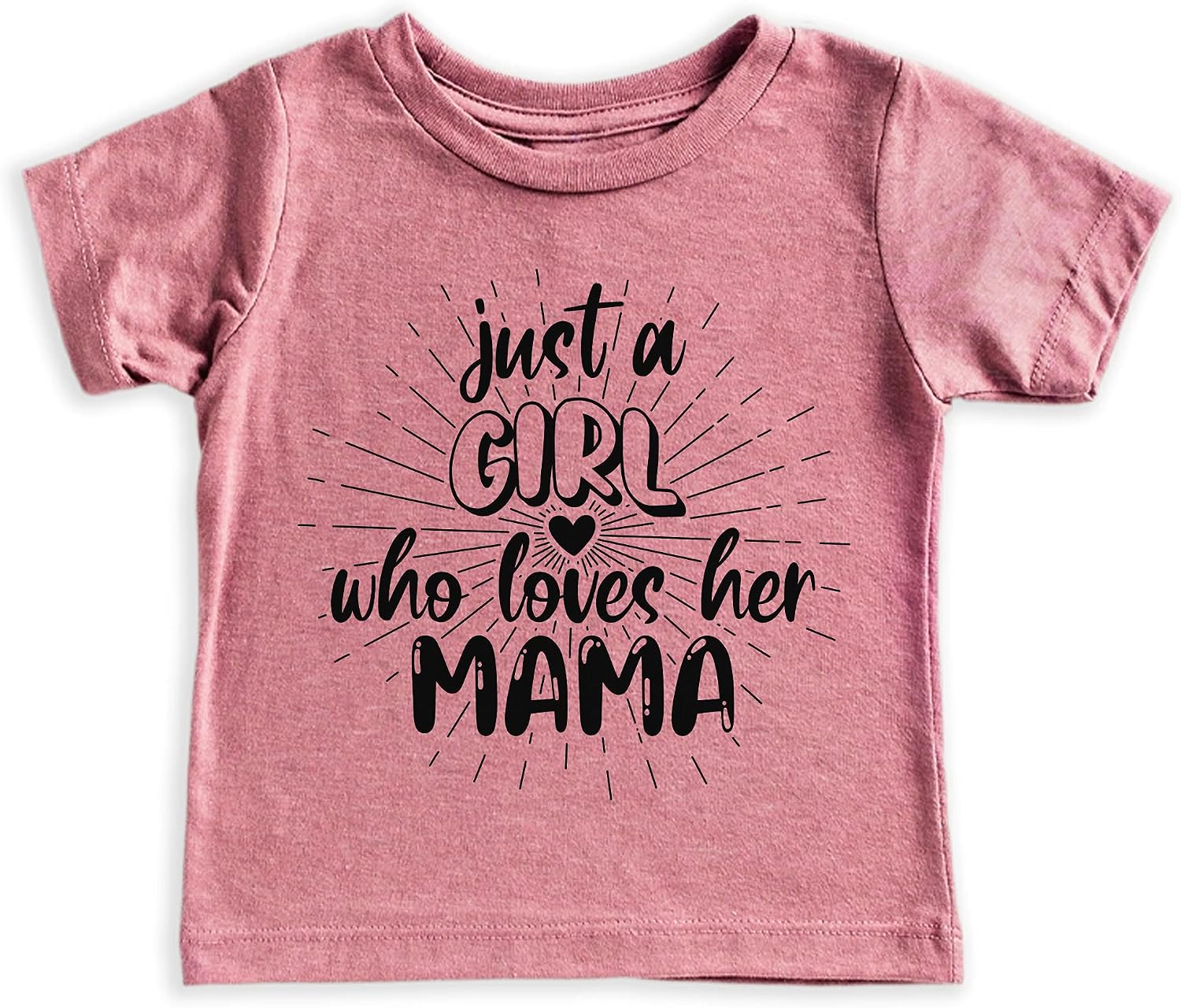Teeny Fox Just A Mama Girl Baby Mother マッチングアウトフィット かわいいファミリーシャツ