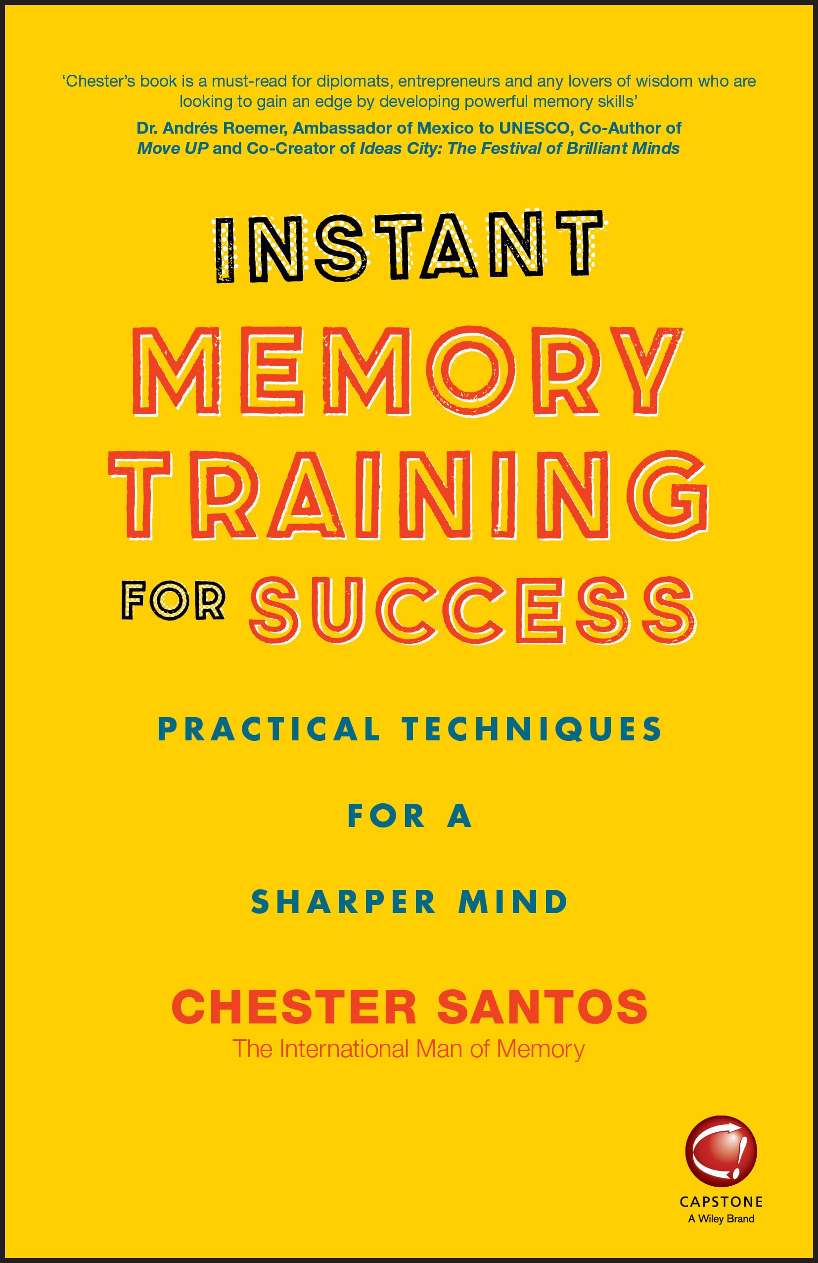 Instant Memory Training For Success by Chester Santos PAPERBACK 9780857087065