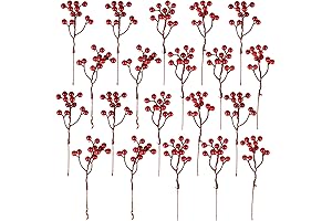 Holly Berry Picks for Christmas Tree Decorations Holly Decor