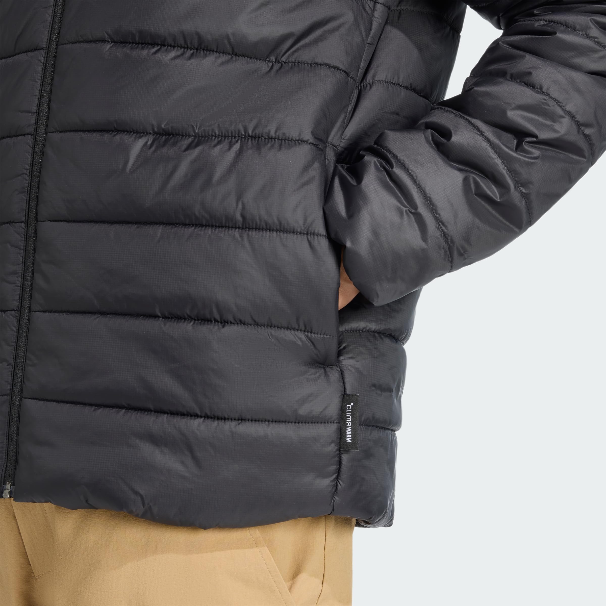 adidas Men's Veste à capuche isolante Terrex Multi Essentials CLIMAWARM