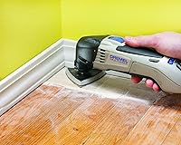 Vista 3 de Dremel MM70W - Herramienta oscilante de grano 60-120-240, accesorio de papel de arena 6 piezas Perfecto para lijar madera, metal y yeso