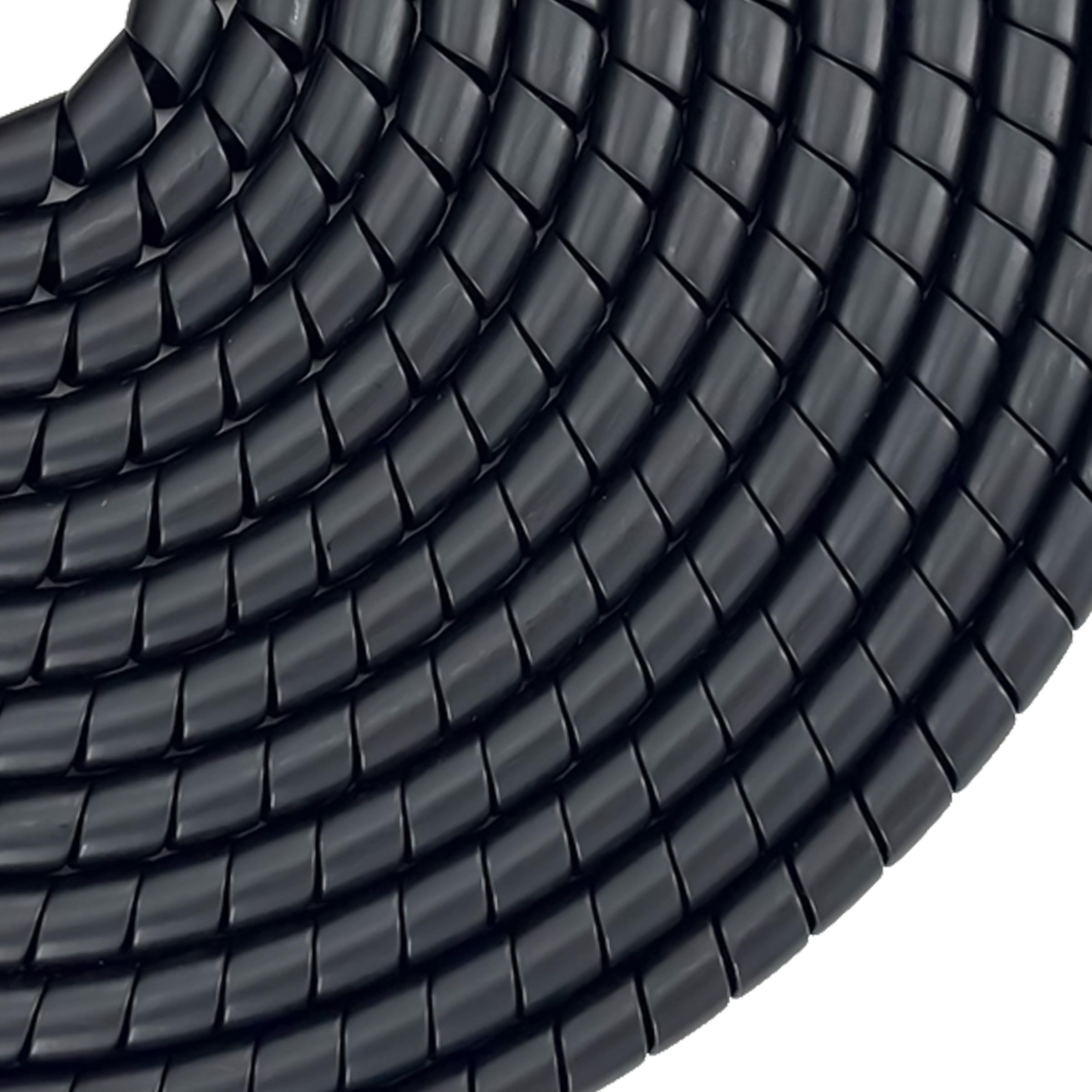 Protezione per cavo flessibile a spirale, diametro esterno 1,3 cm x 6,5 m, pretagliato, sicuro per evitare l'usura e prolungare la durata dei tubi pneumatici idraulici