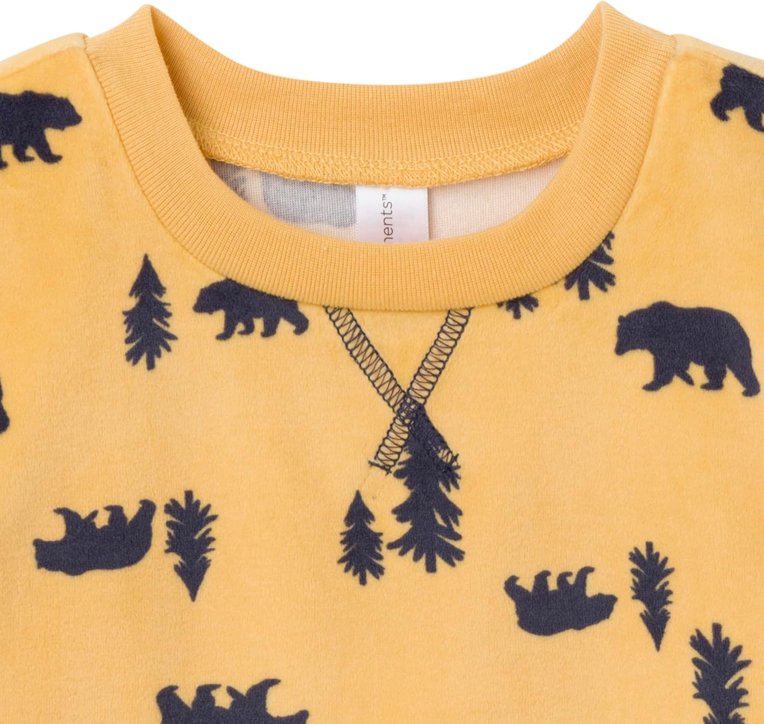 Modern Moments by Gerber baby-girls Toddler Bunny Fleece 2-piece Sweater & Pant Pajama Set - Image 2