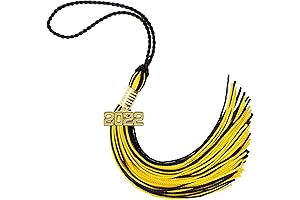 Tassel Depot 2022 Black/Gold Graduation Tassel - Every School Color Available - Made in USA