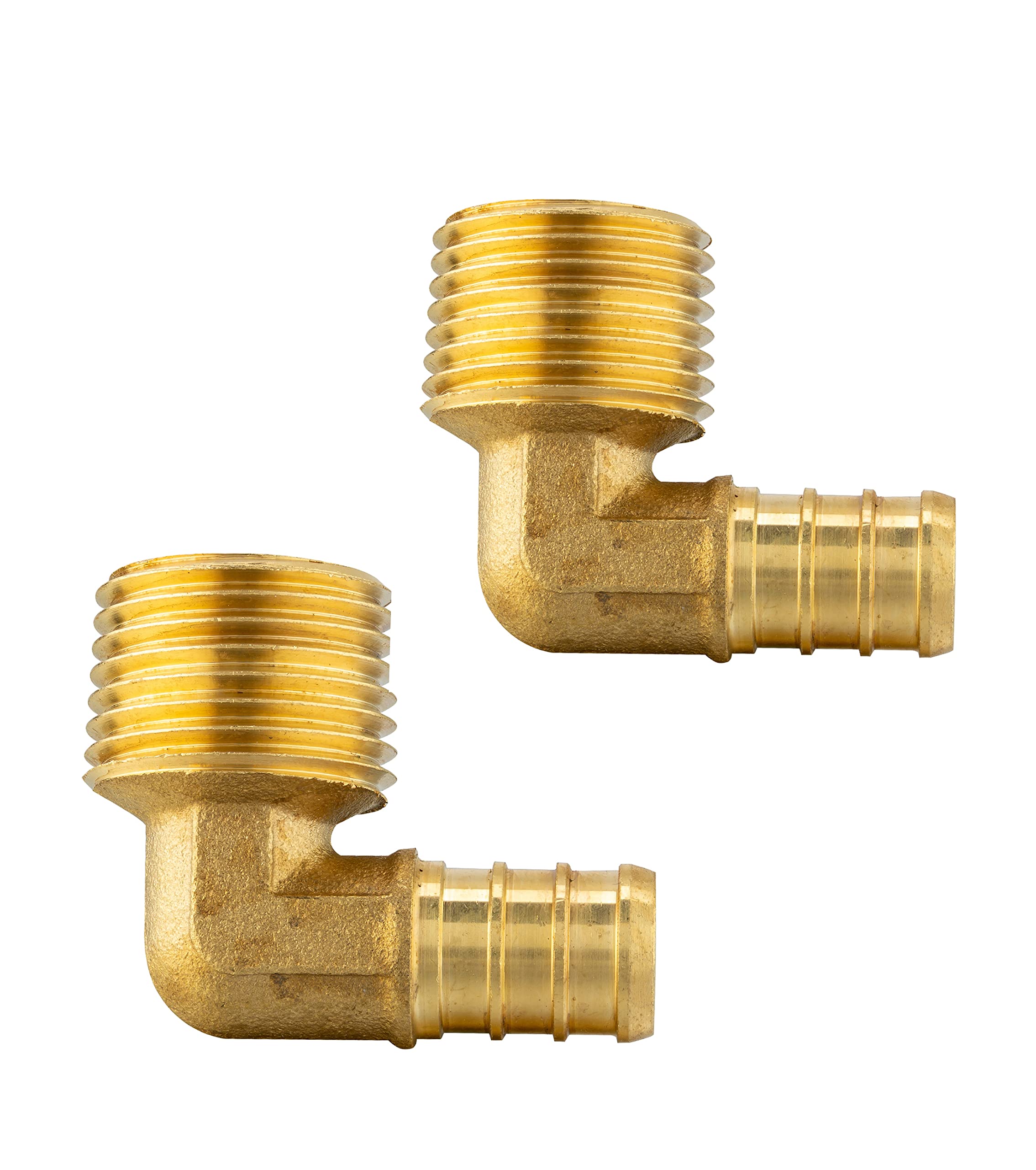 EFIELD - Juego de 2 Tapones Roscados de Latón con Rosca NPT Macho de 3/4 x 3/4 pulgadas, ASTM F1807