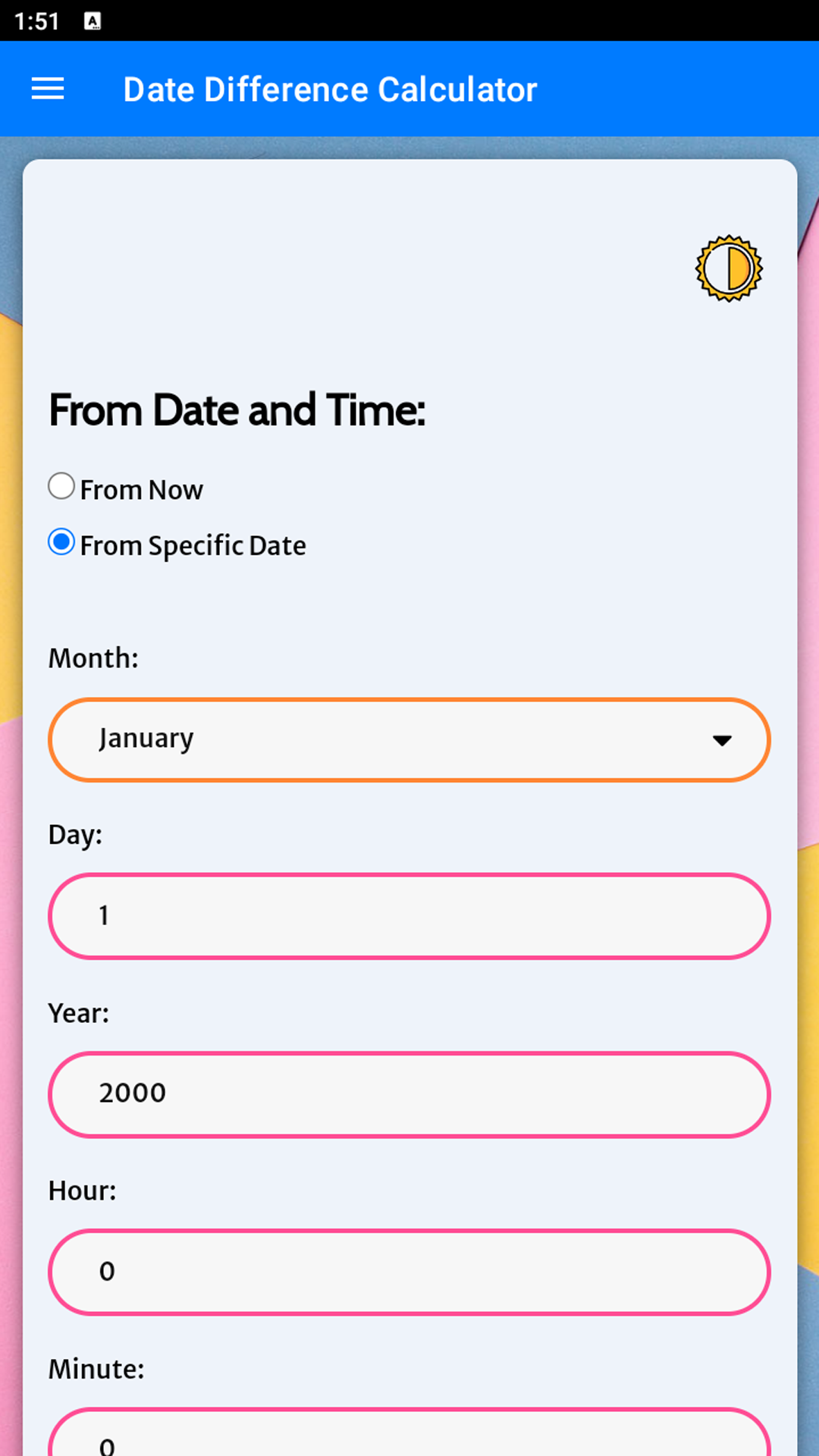 Date Difference Calculator - App on Amazon Appstore