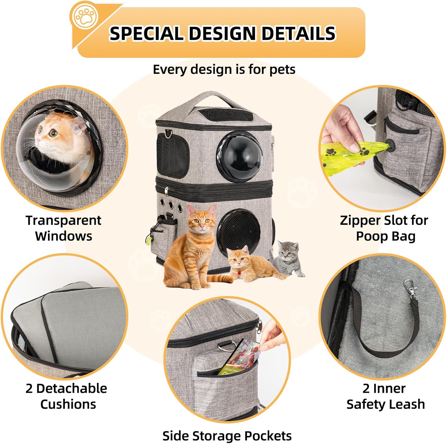 Travel in Style: The Ultimate Detachable Double Cat Backpack Carrier Review