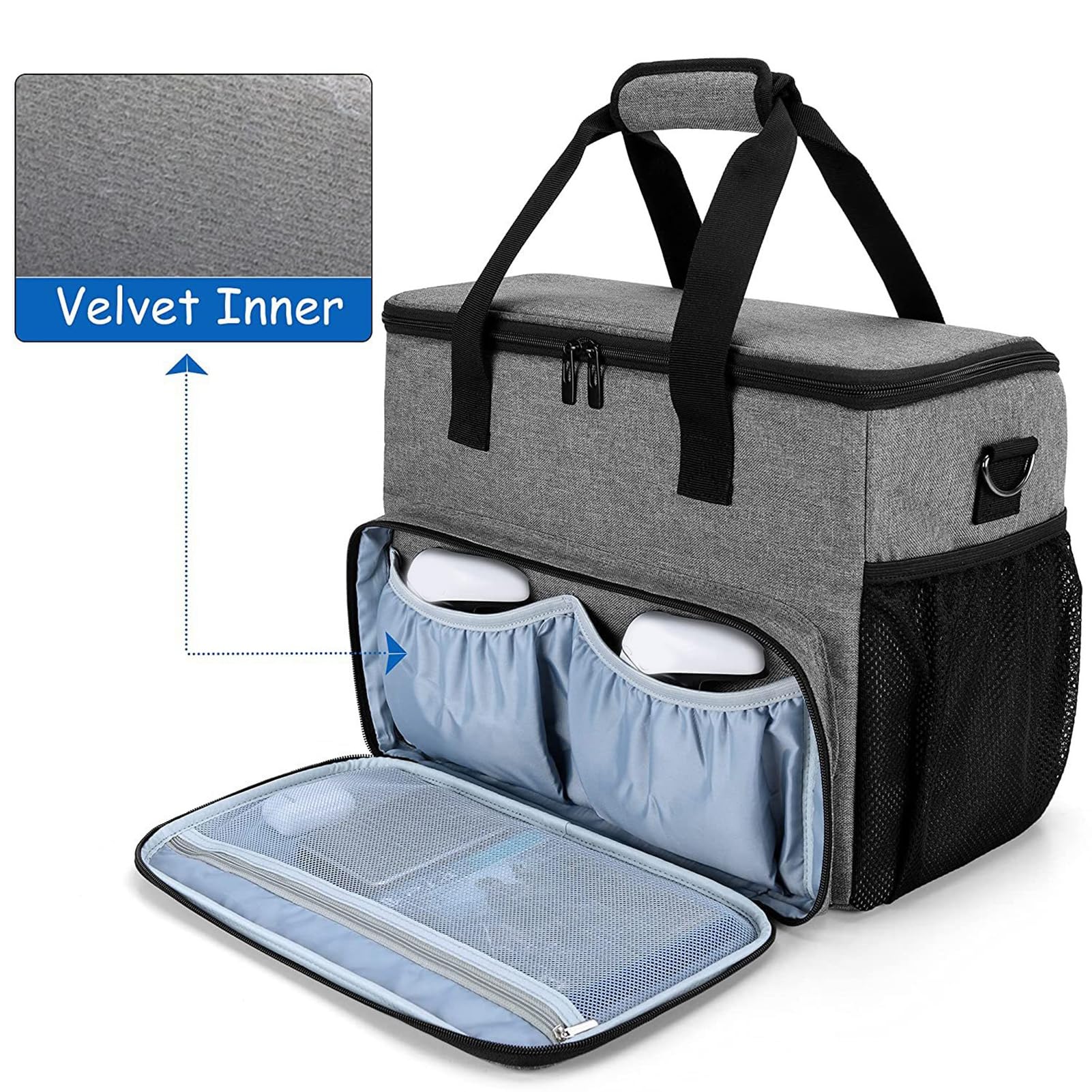 Duokon Borsa da Trasporto per Console di Gioco da Viaggio con Maniglia e Tracolla