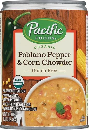 Pacific Natural Foods - Sopa de sopa de pimienta y maíz, 16.3 onzas