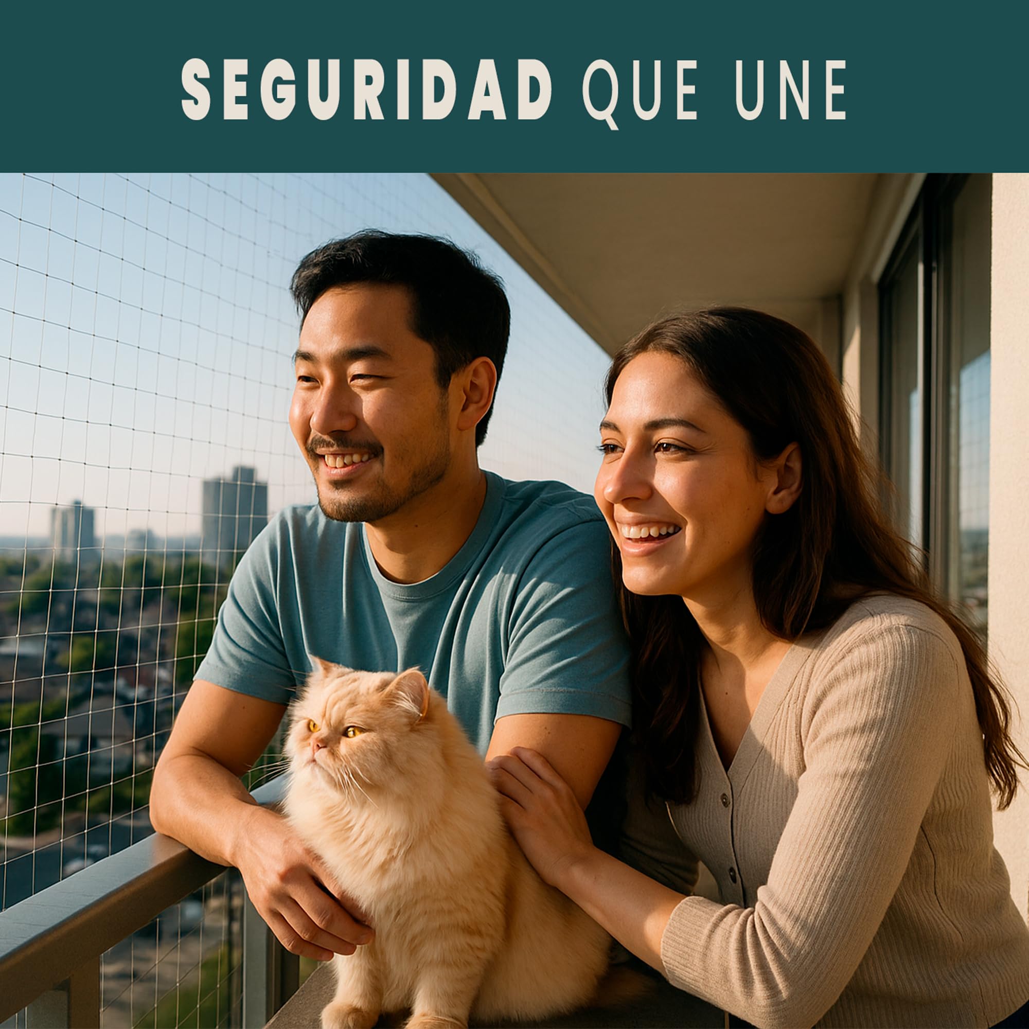 Red Para Gatos Terraza 8x3m Seguridad Transparente Ideal Balcon Ventana Tragaluces Proteccion Exterior Interior Malla Antidesgarro Duradera Kit Completo Montaje Cuerda Ganchos Bridas Juguete Regalo