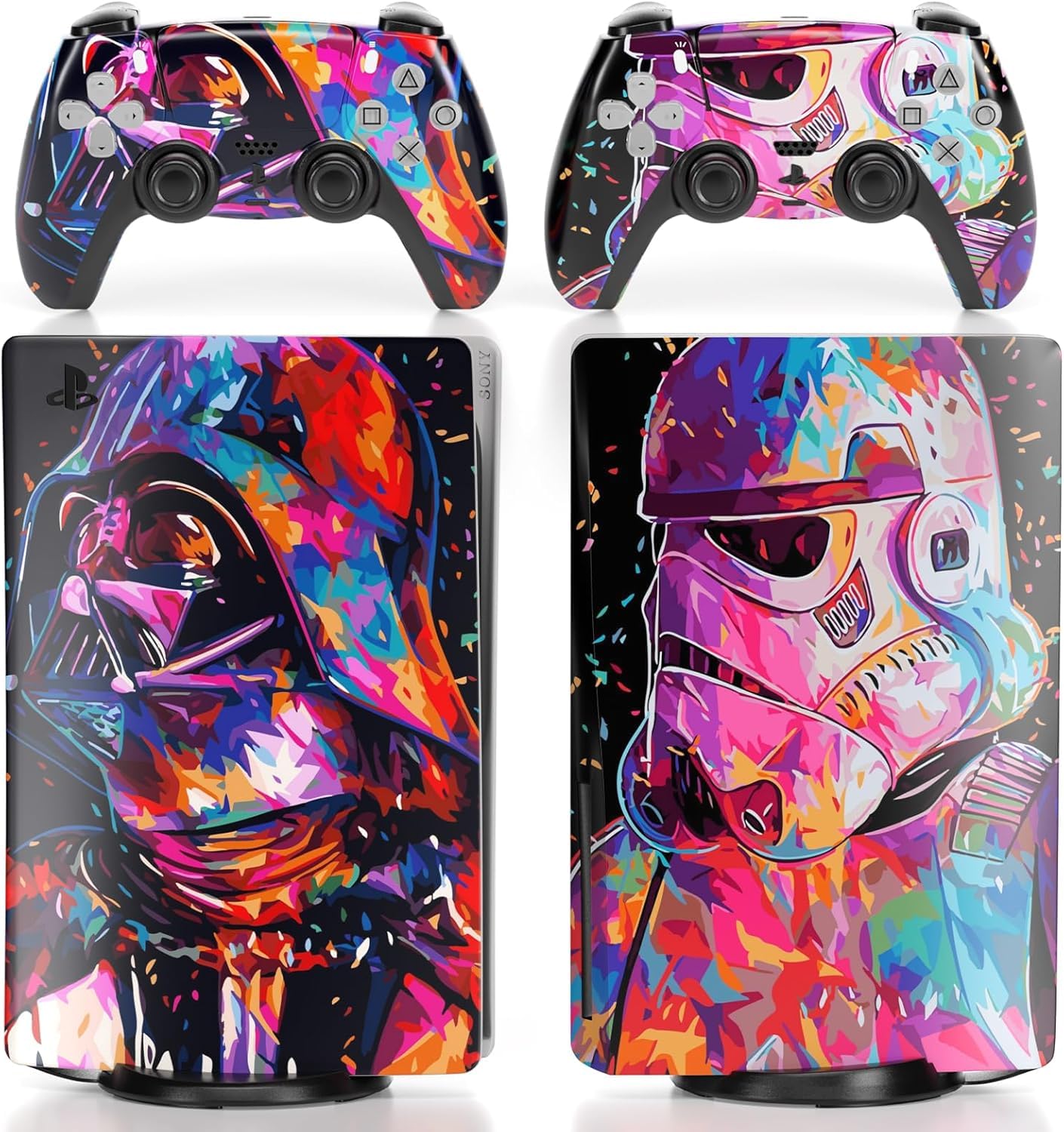 A1GRAPHIX PS5 Skin Disc Edition Console and Controller Vinyl Sticker, Durable, Scratch Resistant, (B0DFVLFK4B) Amazon Price History, Amazon Price Tracker