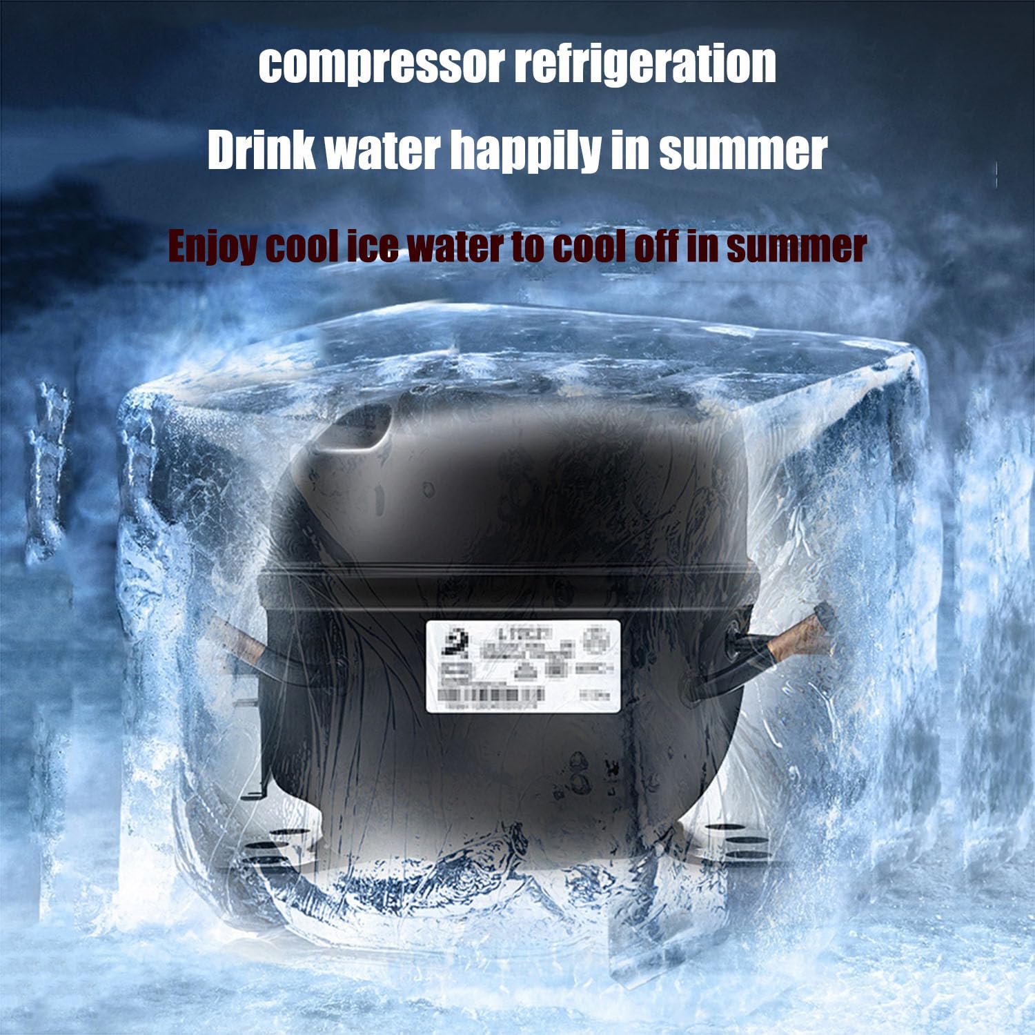Erogatore Acqua Freddo/Caldo/Temperatura Ambiente Autoportante 3 Impostazioni B2 105cm x 31cm