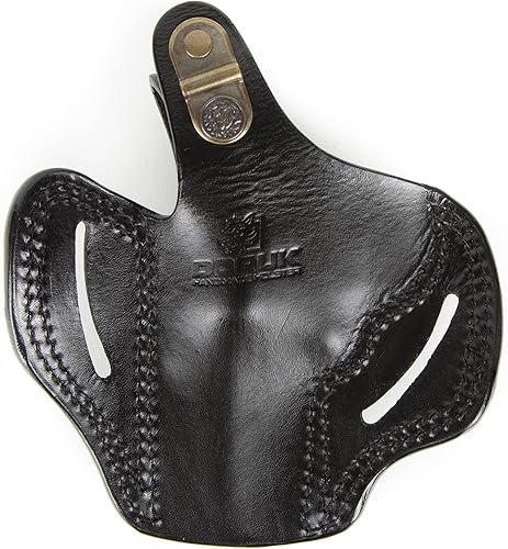 Miniatura 6 de DORUK Funda de cuero hecha a mano para pistola  Charter Arms Undercover & Bulldog Funda de cuero OWB de 3 pulgadas