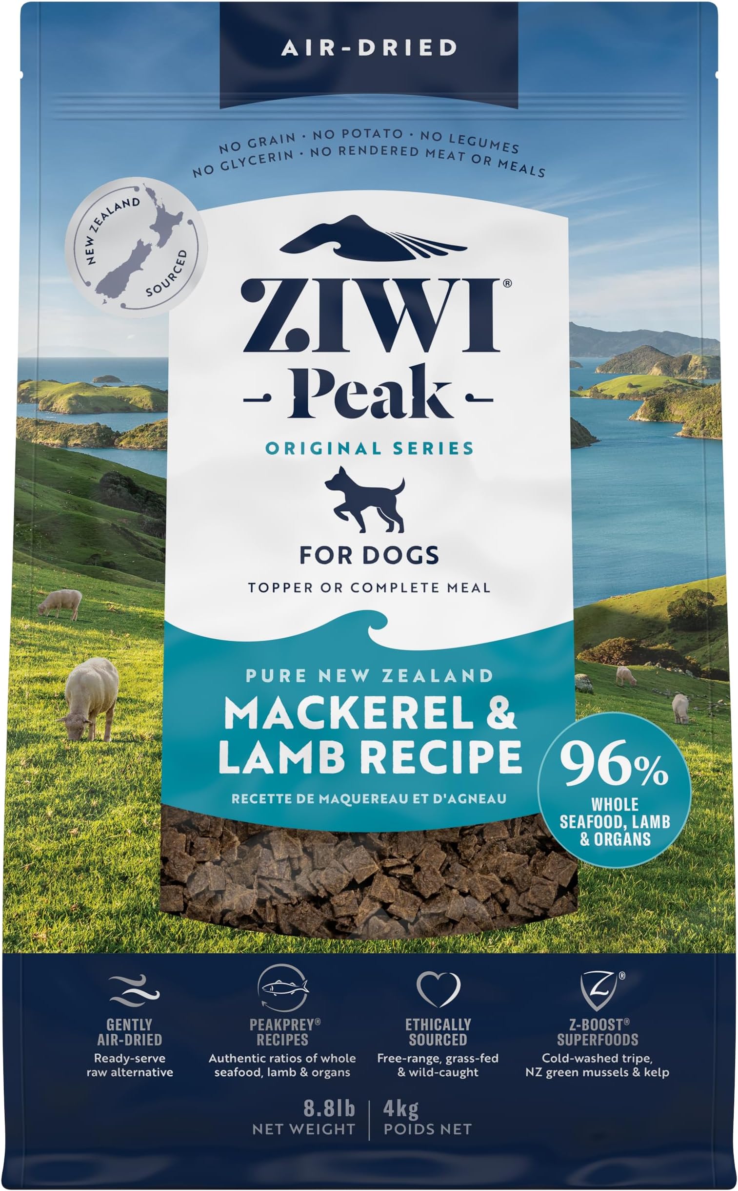 ZIWI Air Dry Dog Food, McCarrow & Lamb, 4kg