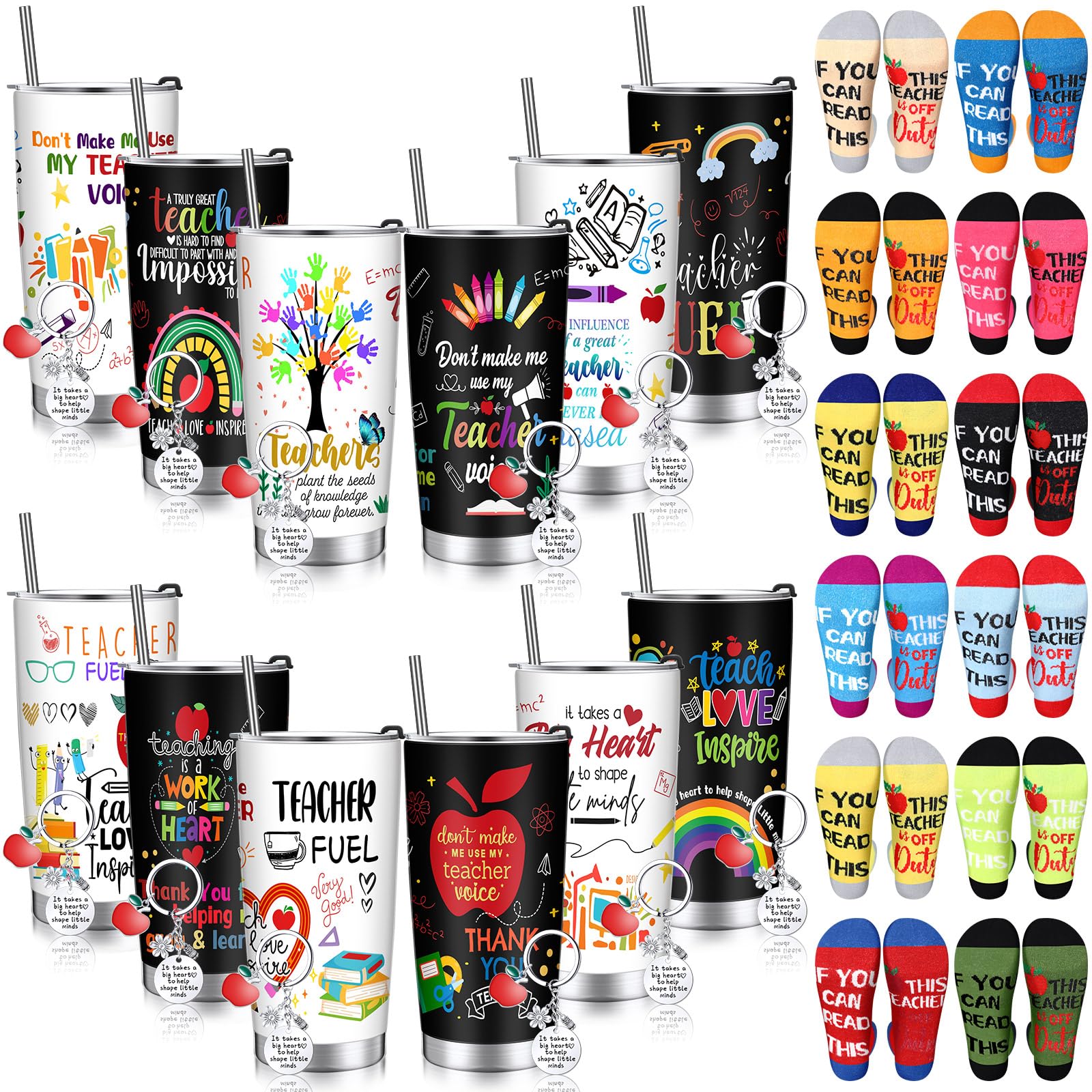 Snapklik.com : Lemosae 36 Pcs Teacher Appreciation Gifts Bulk Thank You ...