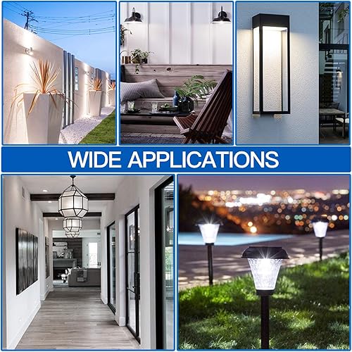 Miniatura 5 de Bombillas con sensor de luz del anochecer al amanecer A19 12 W equivalente a 100 W bombillas LED de encendido automático de 1200 lúmenes base E26