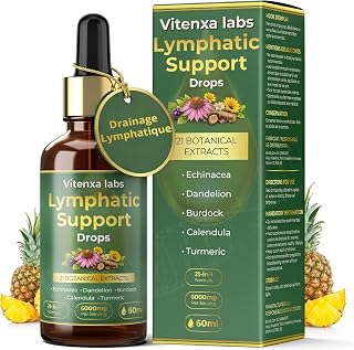 Publicité sponsorisée - Gouttes pour le système drainage lymphatique- Extrait d'un mélange botanique 21 en 1 - Favorise l'...