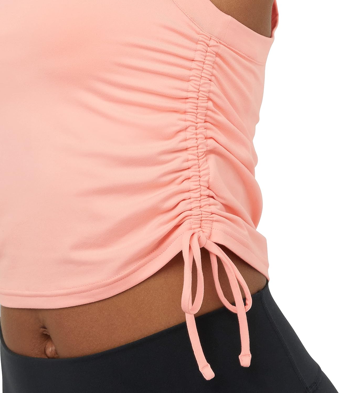 Champion Women's Tank Top, Soft Touch, Moisture-wicking, Ruched Tank Top With Drawstrings - Image 5