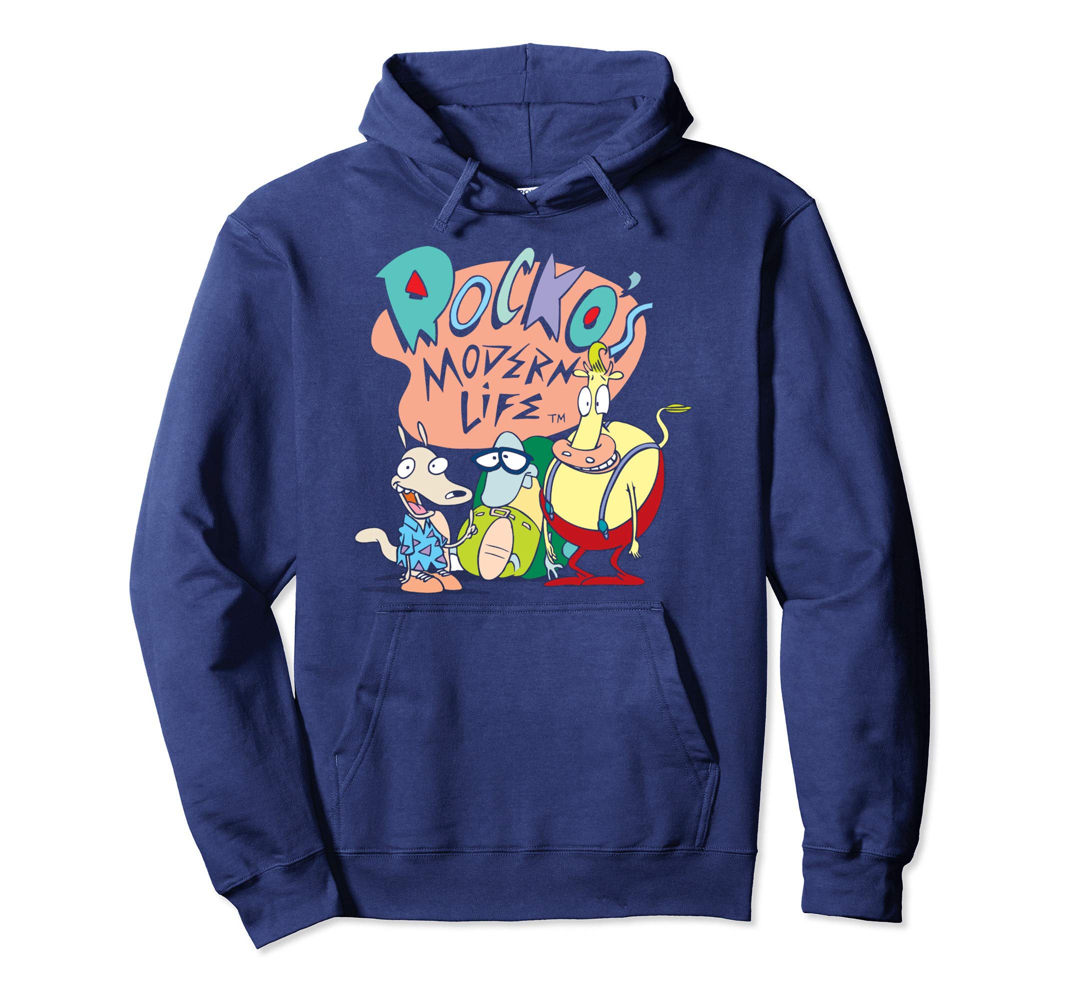 rocko's modern lifeGroup Retro Title Hoodie Pullover HoodieOEKO-TEX STANDARD 100