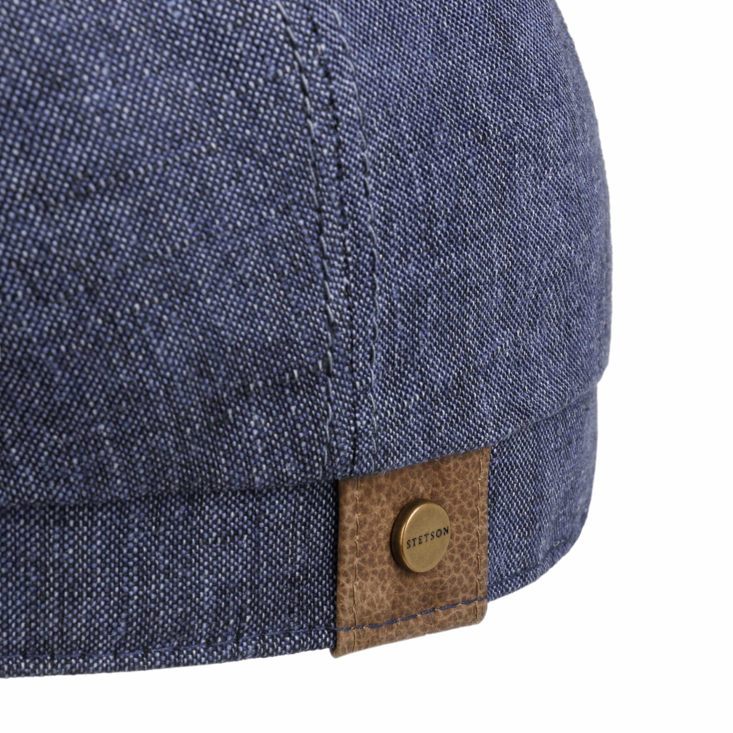 Stetson Herren Leinenhatteras Zeitungsjunge-Kappe Grau