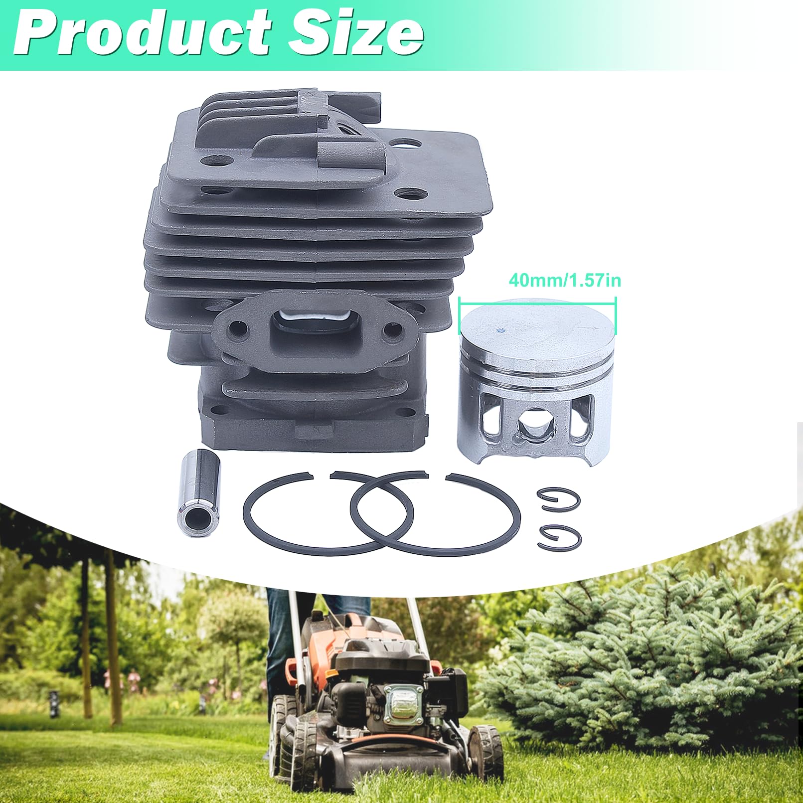 4119 1207 Original Stihl 40 mm Zylinder Zylindersatz FS280 FS290 K kaufen bei