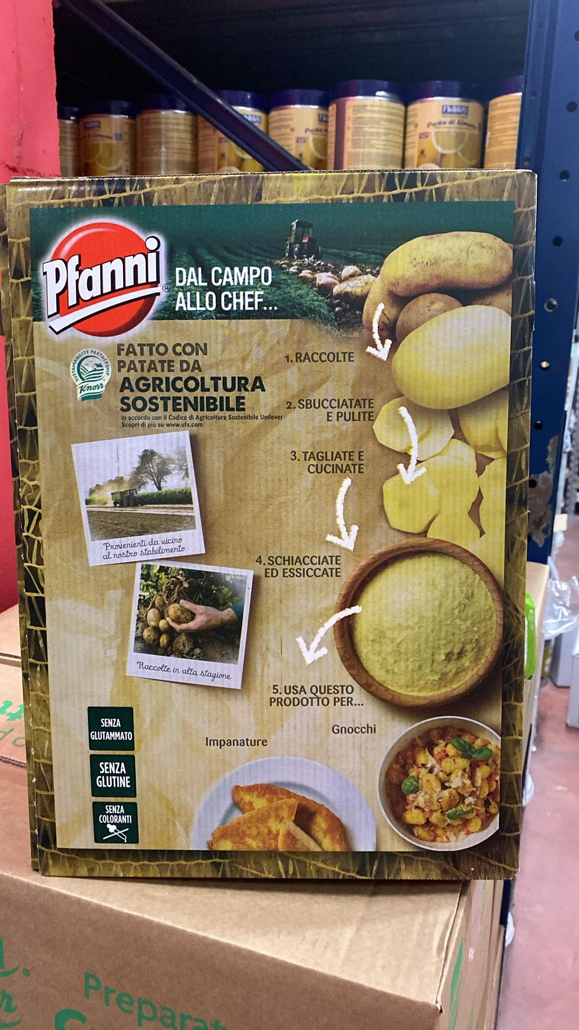Pfanni Preparato per pure' di patate in fiocchi confezione da 4 kg (1000042928)