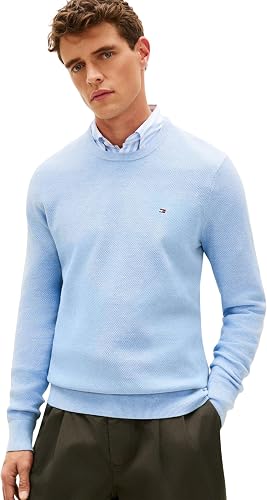 Tommy Hilfiger Uomo Pullover Essential Structure Crew Nec…