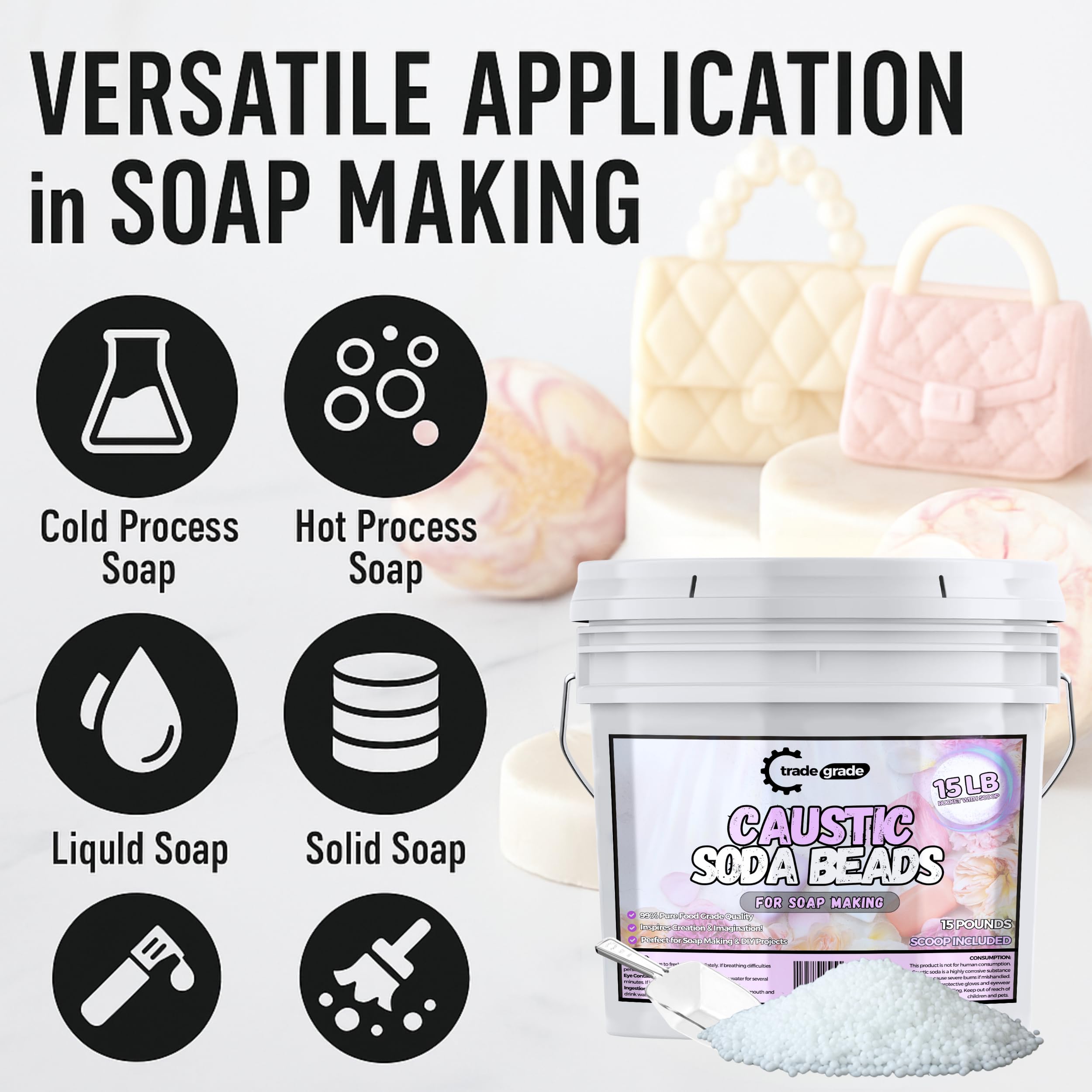 Duda Energy Butylated Hydroxytoluene (BHT) 99+% Purity Granular White Crystals, 8OZ, 1 Pack