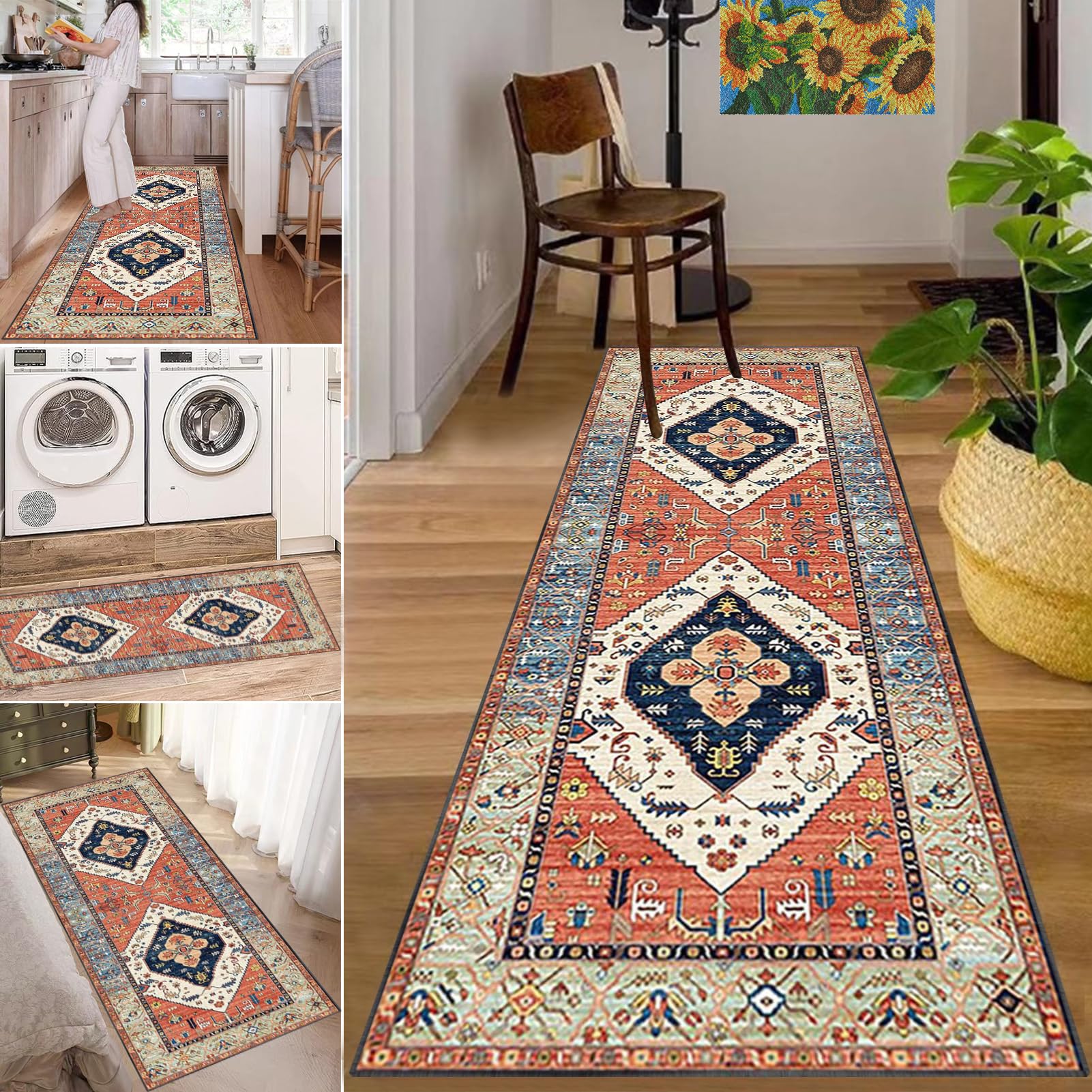 Loper Tapijt Gang 40 x 120 cm keukentapijt Antislip wasbare Loper Tapijt Gang 40 x 120 cm keukentapijt Antislip wasbare