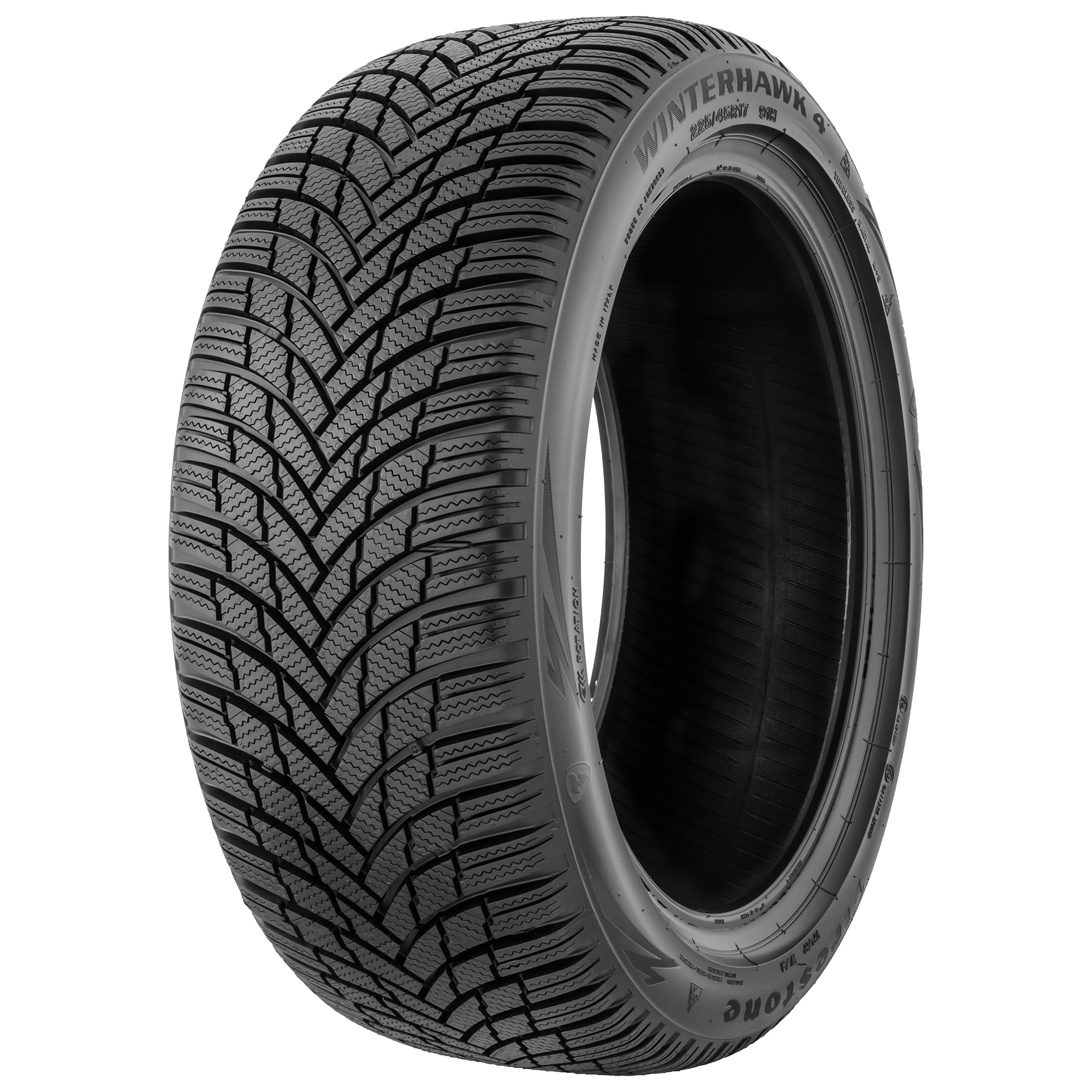 Firestone Winterhawk 4-215/55 R17 98V Xl - C/B/71 - Pneumatico Invernale (Per Auto E Suv) - 4