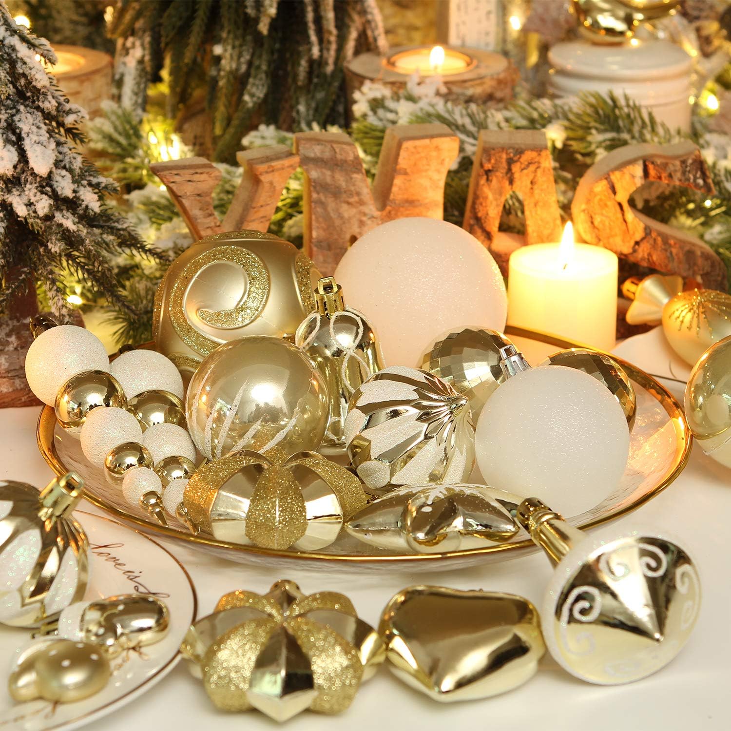 Limited Stock Sea Team 155-Pack Assorted Shatterproof Christmas Ball Ornaments Set Decorative Baubles Pendants with Reusable Hand-held Gift Package for Xmas Tree (Red, 155) Super Deal Product Sea Team 155-Pack Assorted Shatterproof Christmas Ball Ornaments Set Decorative Baubles Pendants with Reusable Hand-held Gift Package for Xmas Tree (Red, 155)