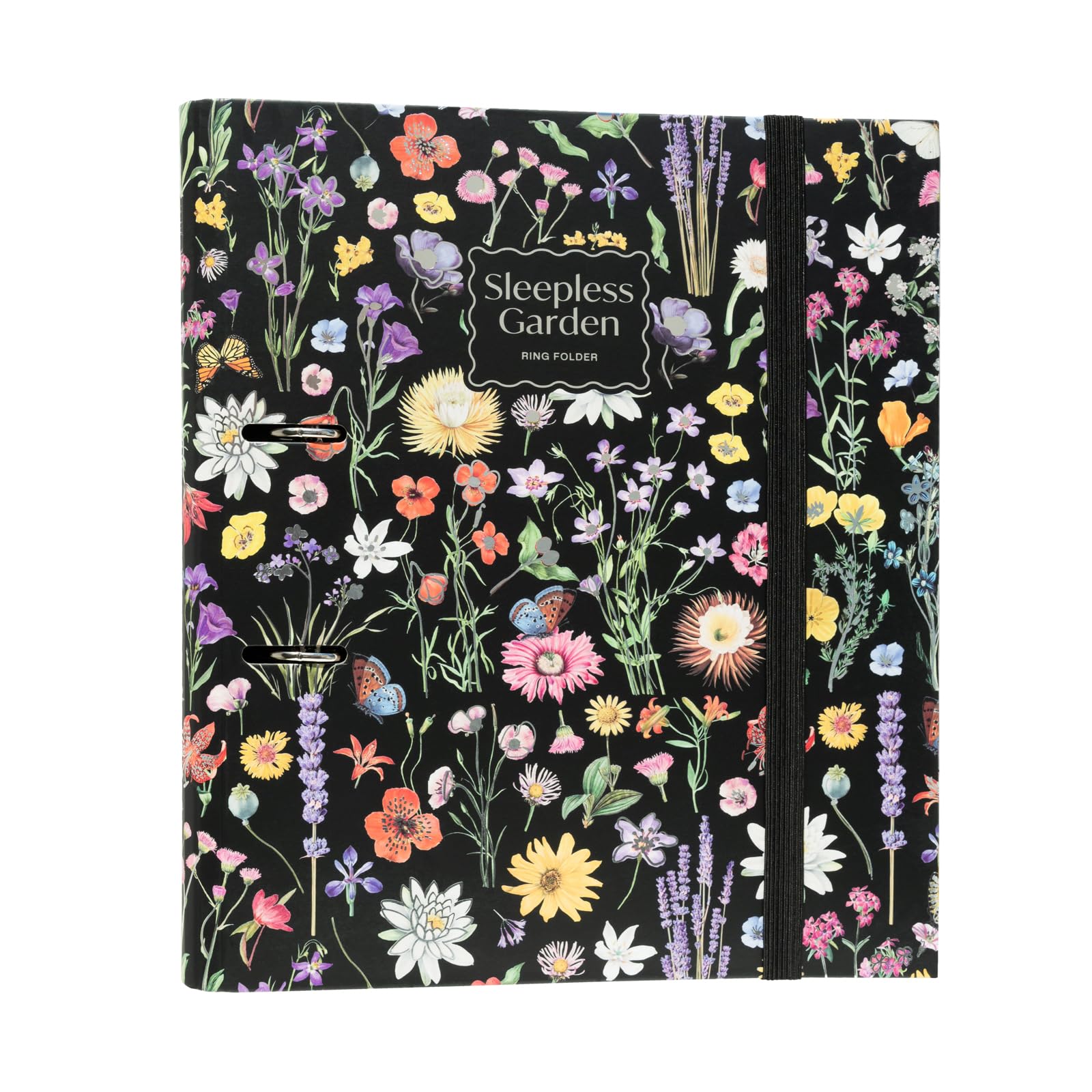 Grupo Erik 2 Ring Binder A4 - Sleepless Garden | A4 Folder with Elastic Closure, School Folders for Paperwork A4, Back to School Supplies | Cute Stationery Essentials