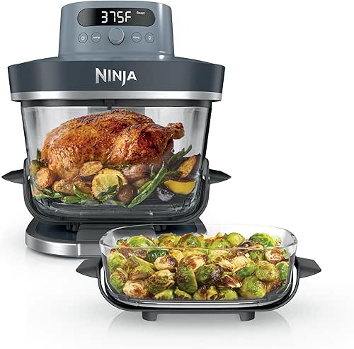 Ninja Crispi Pro 6-in-1 Glass Air Fryer | 450°F, Nontoxic,